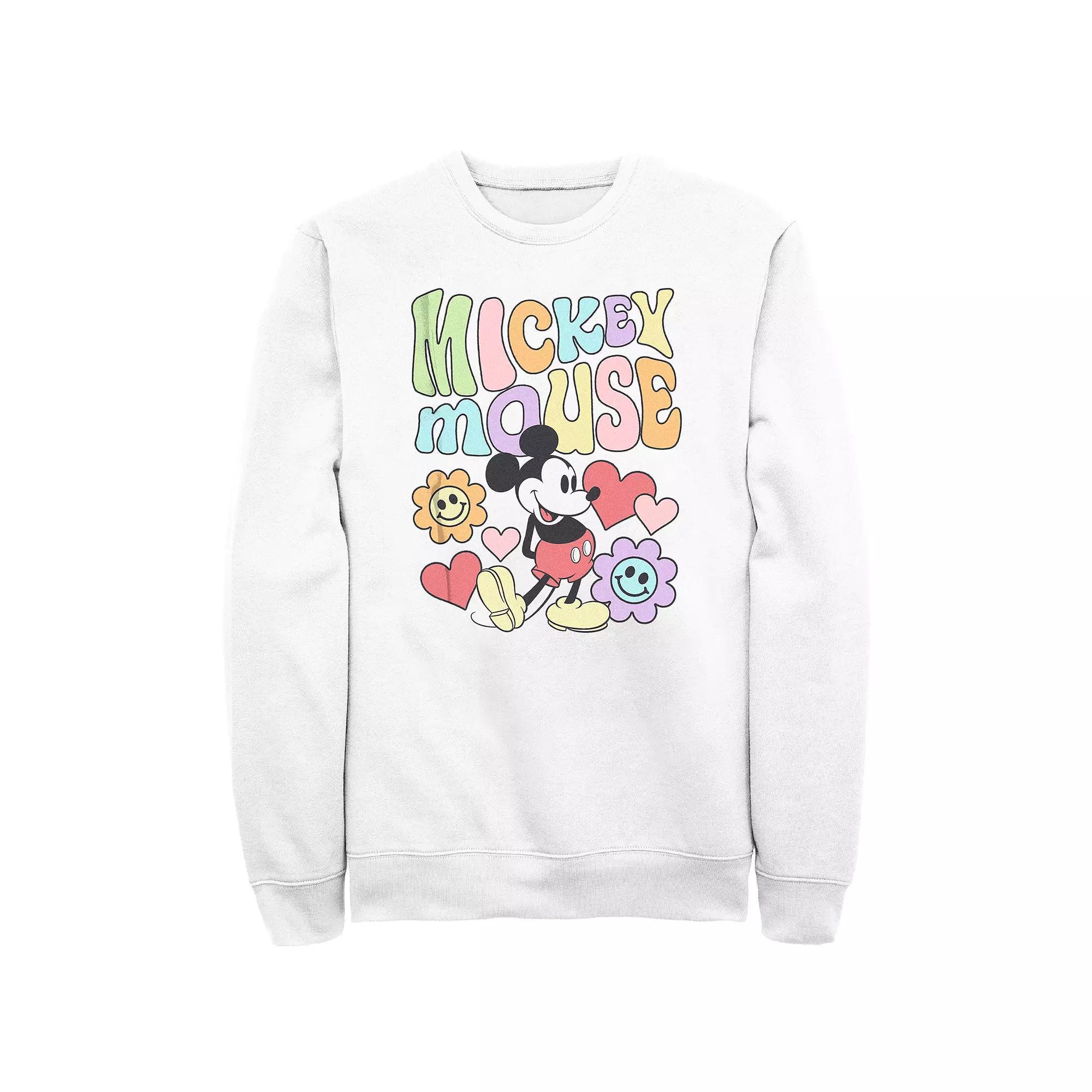 Disney's Mickey Mouse Men's Groovy Style Fleece Sweatshirt,  Product Image