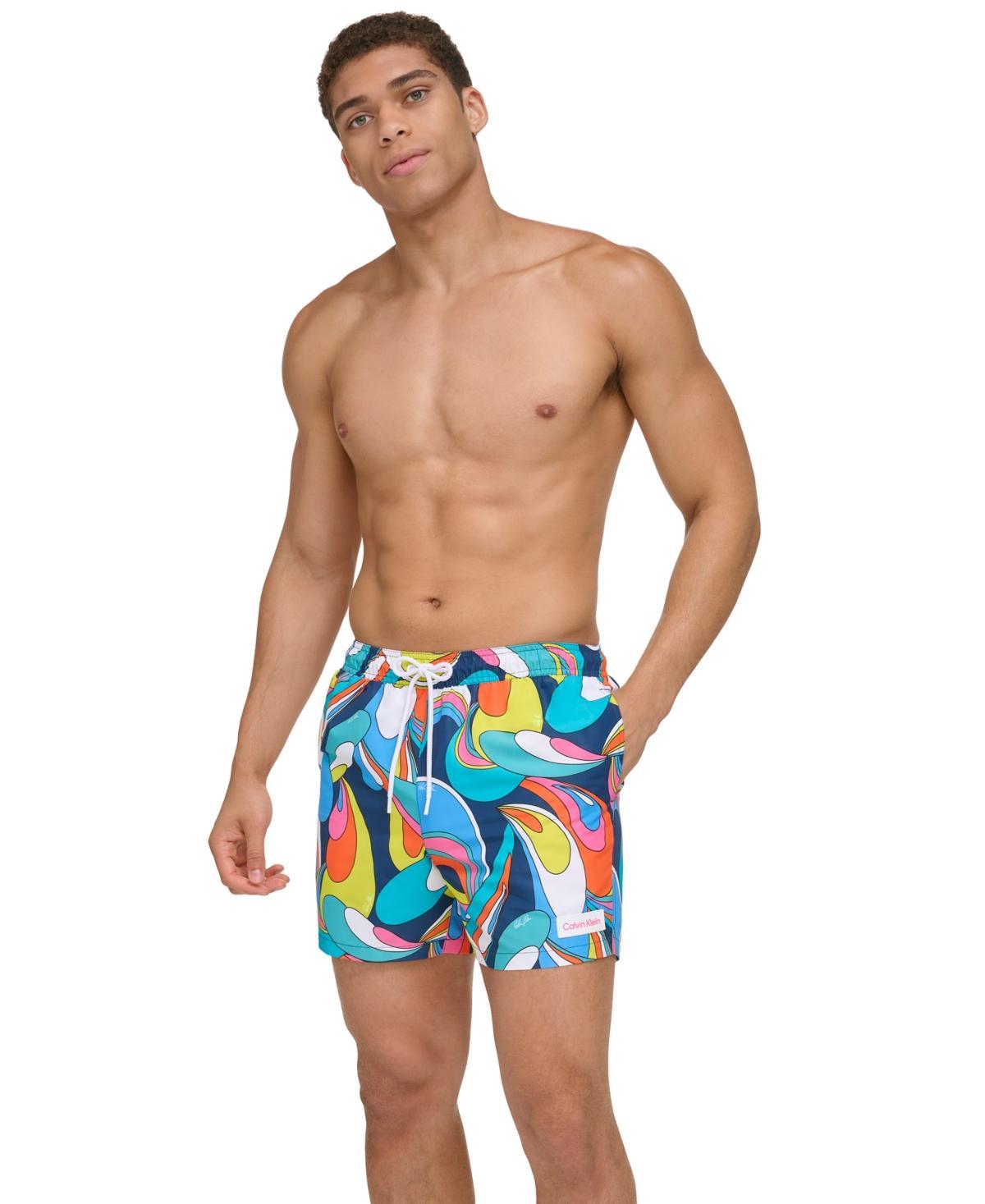 Calvin Klein Mens Modern Euro 5 Volley Swim Trunks Product Image