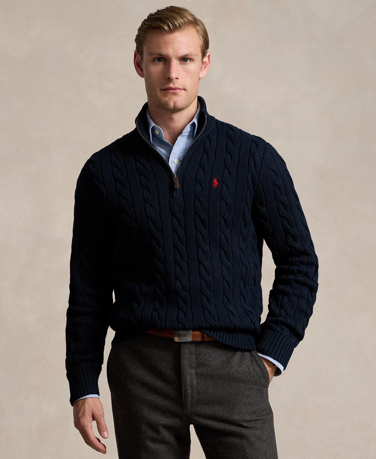 Polo Ralph Lauren Cable Knit Cotton Quarter Product Image