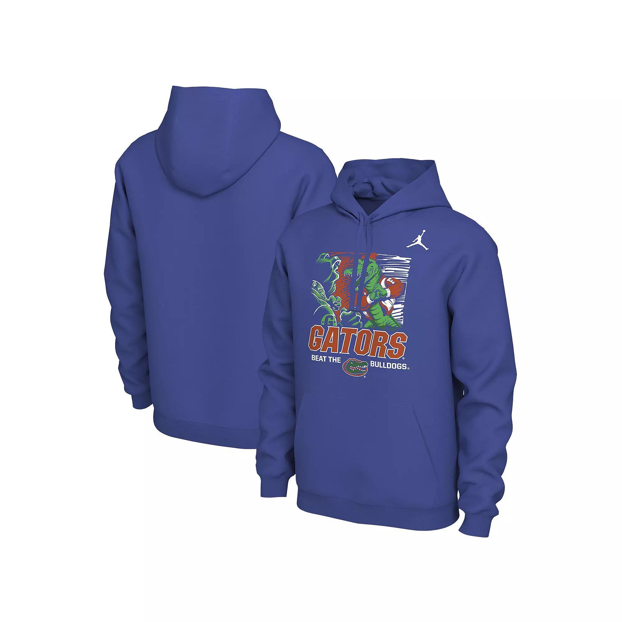 Men's Nike Royal Florida Gators FL/GA Rivalry Pullover Hoodie, Size: 2XL, Blue Product Image