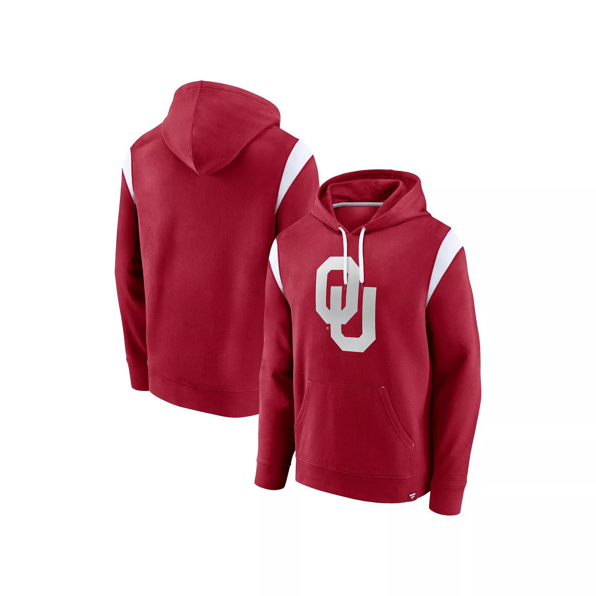 Men's Fanatics Branded Crimson Oklahoma Sooners Gym Rat Pullover Hoodie, Size: Medium, Red Product Image