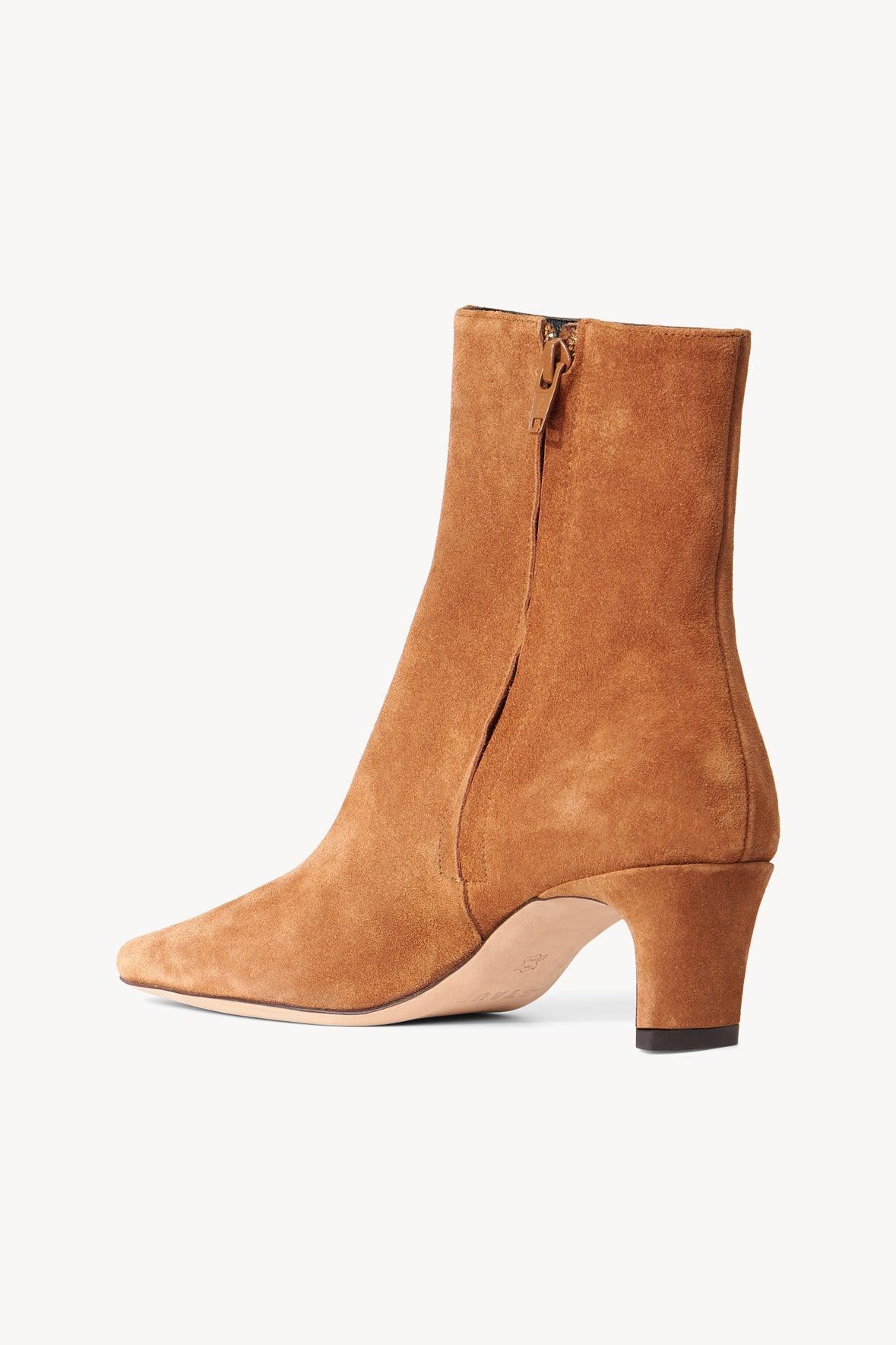 WALLY ANKLE BOOT | TAN SUEDE Product Image