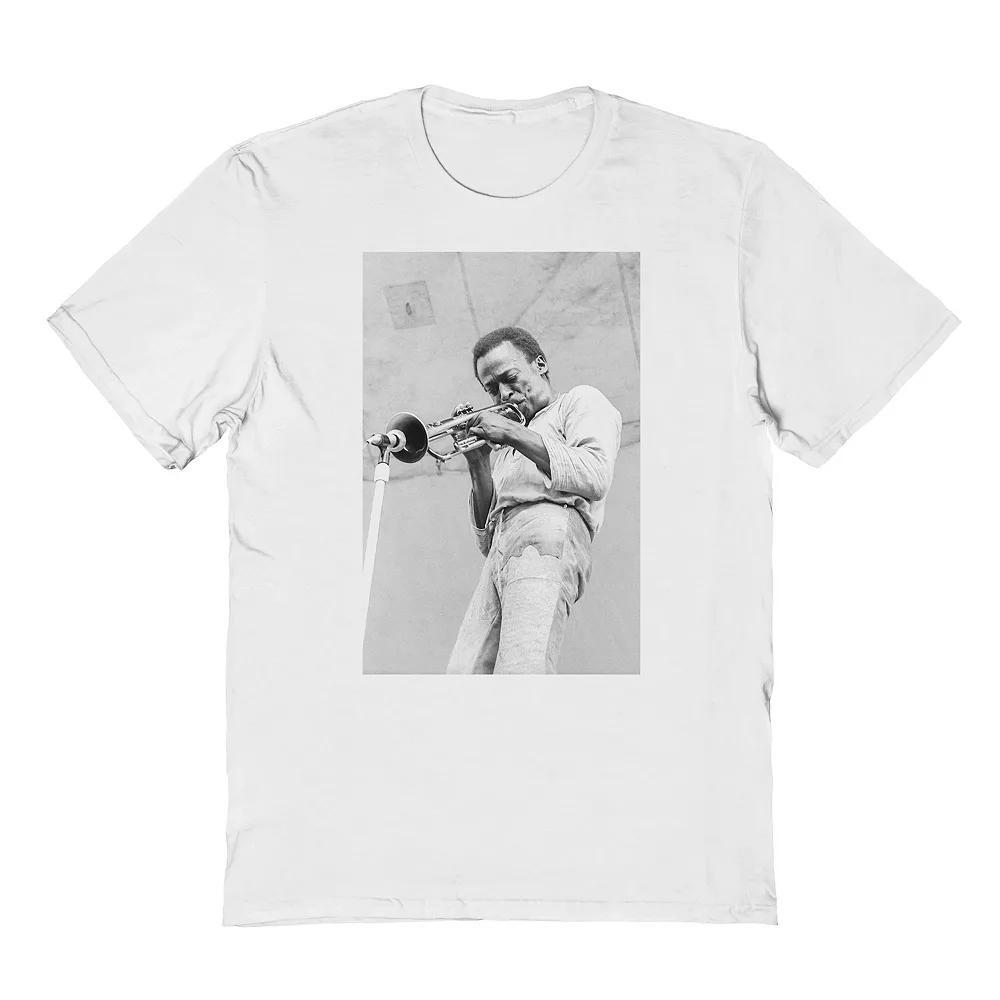 Men's Black & White Photo Graphic Tee, Size: XXL Product Image