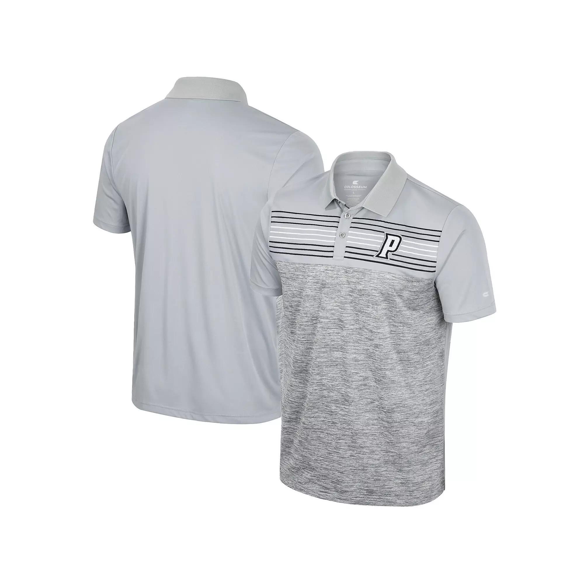 Mens Colosseum Gray Providence Friars Cybernetic Polo Product Image