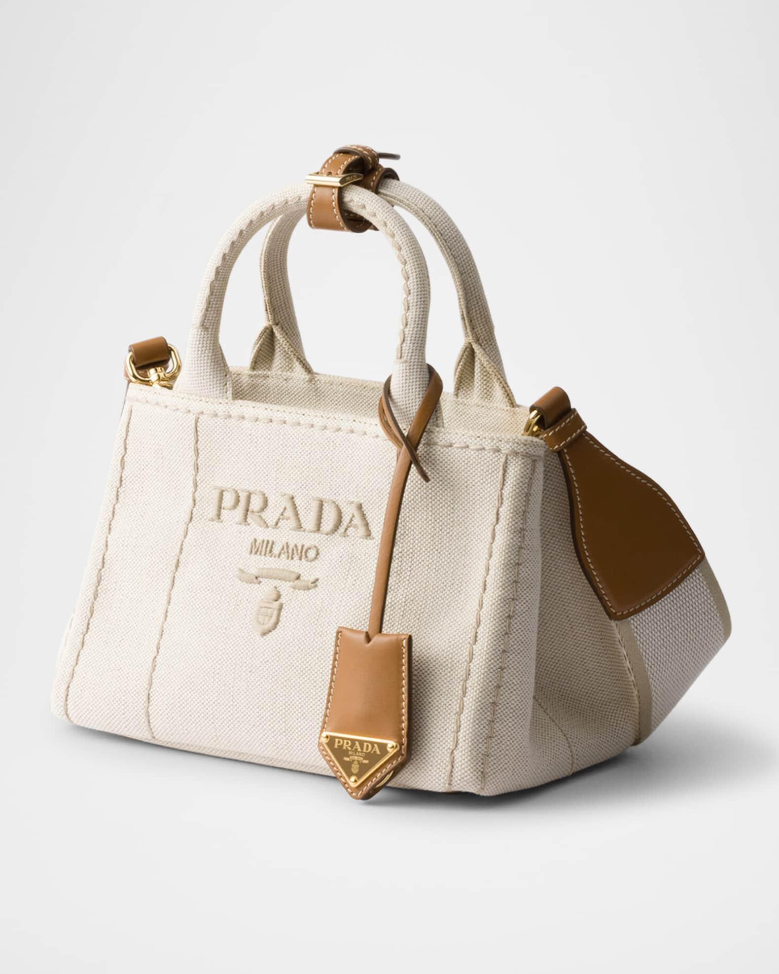 Linen-Blend Mini Crossbody Bag Product Image