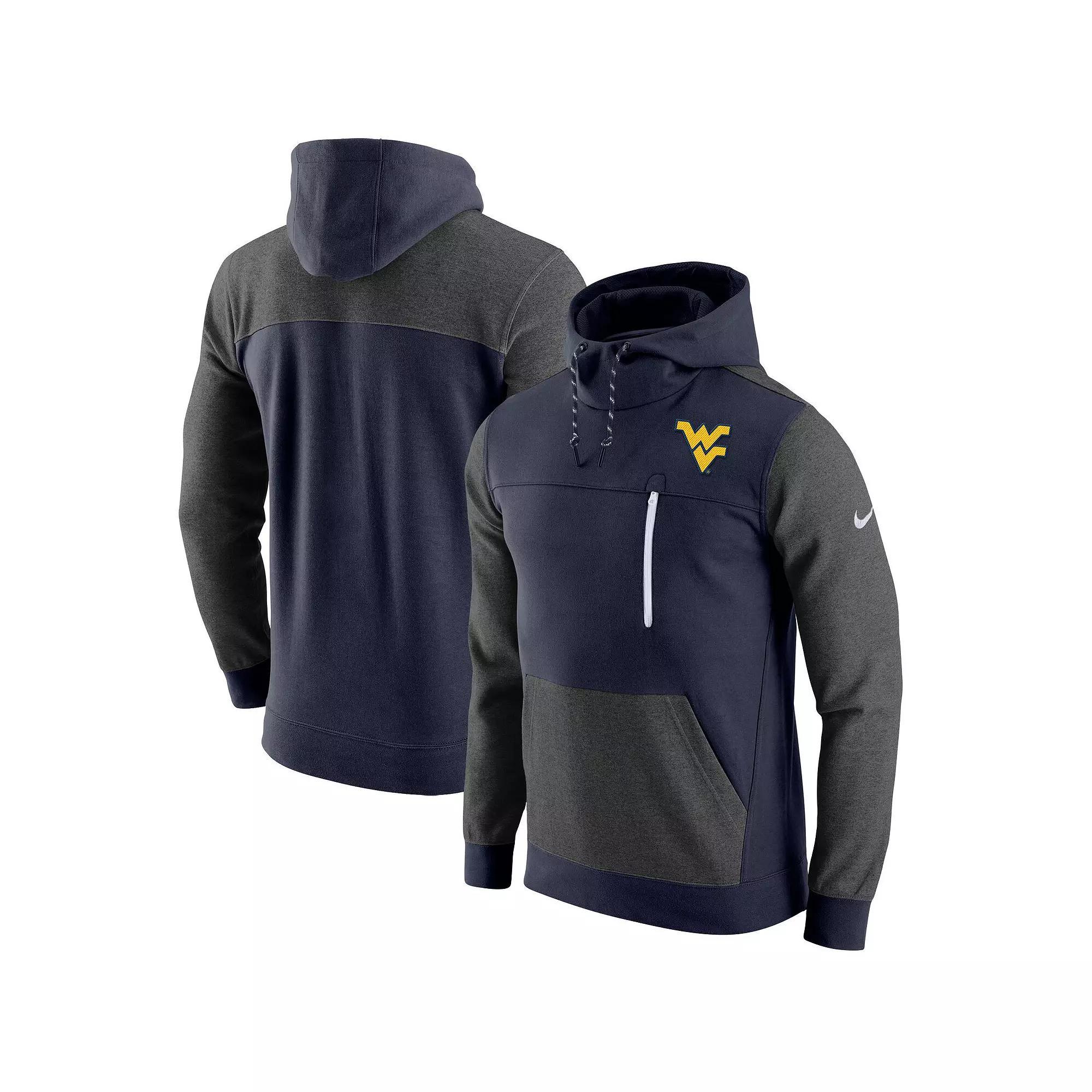 Men's Nike Navy West Virginia Mountaineers AV-15 2.0 Slim Fit Pullover Hoodie,  Product Image
