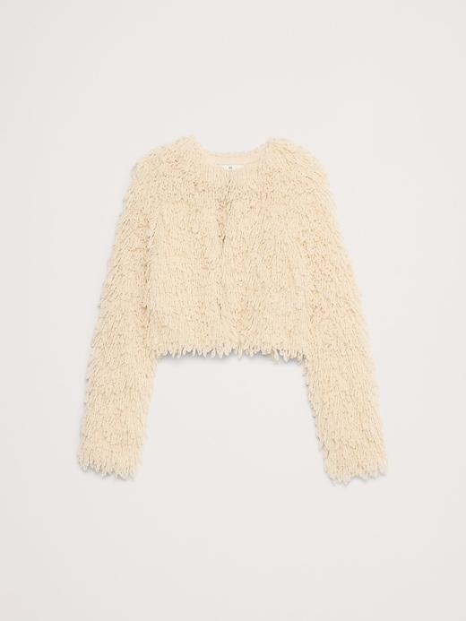 Shaggy Merino Cardigan Product Image