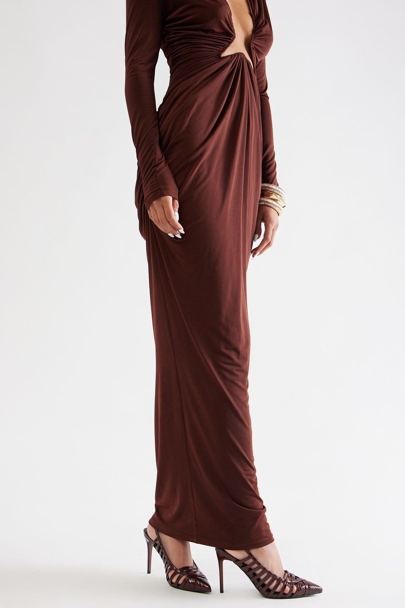 Jagged Croc Slingback Pumps - Wine Product Image