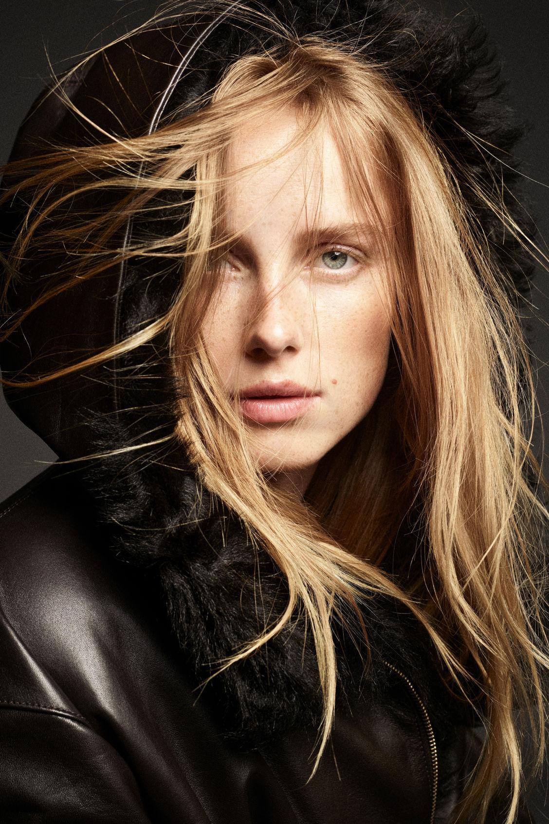 SHEARLING-LINED NAPPA HOODED JACKET Product Image