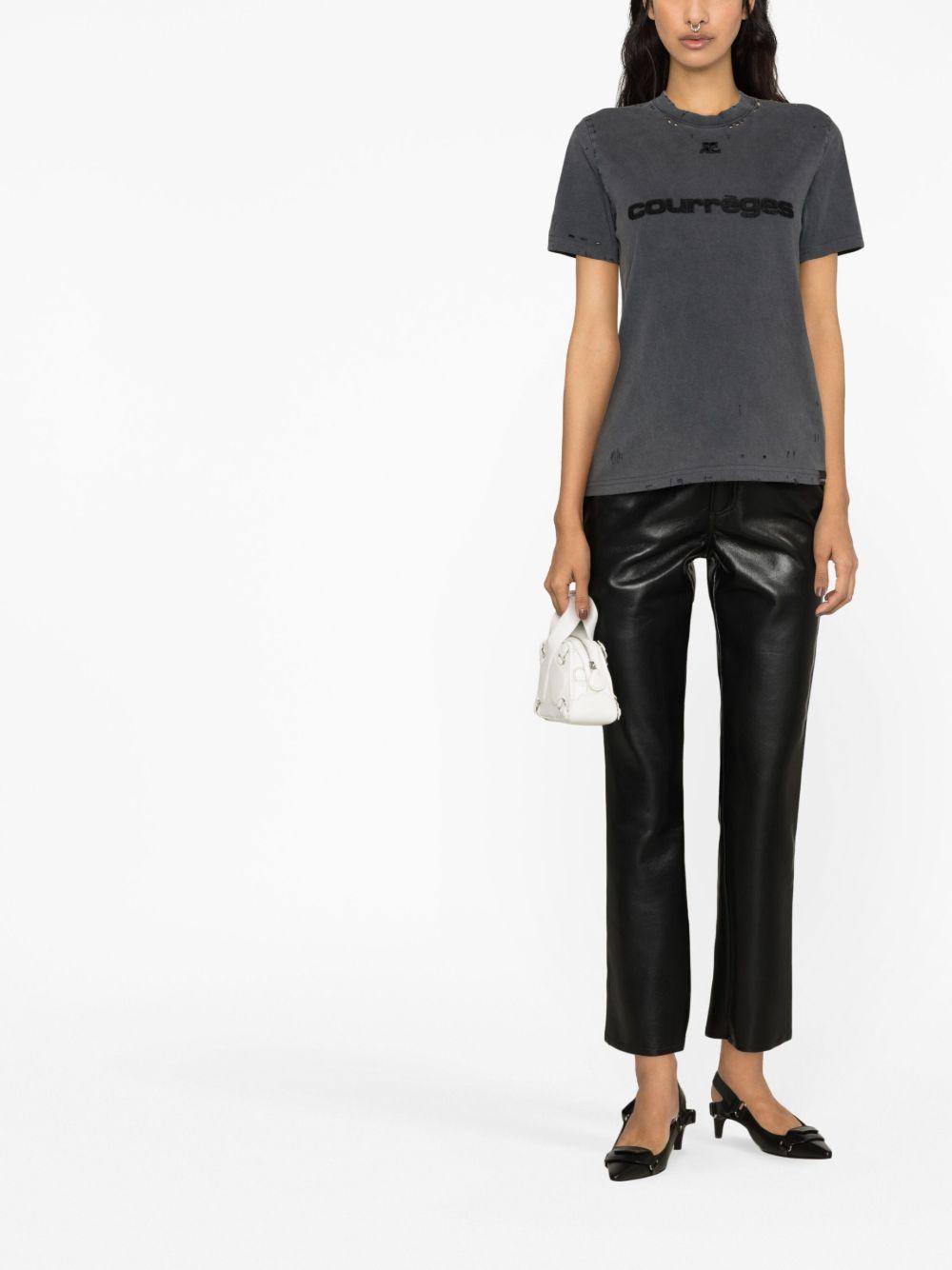 logo-patch cotton T-shirt Product Image