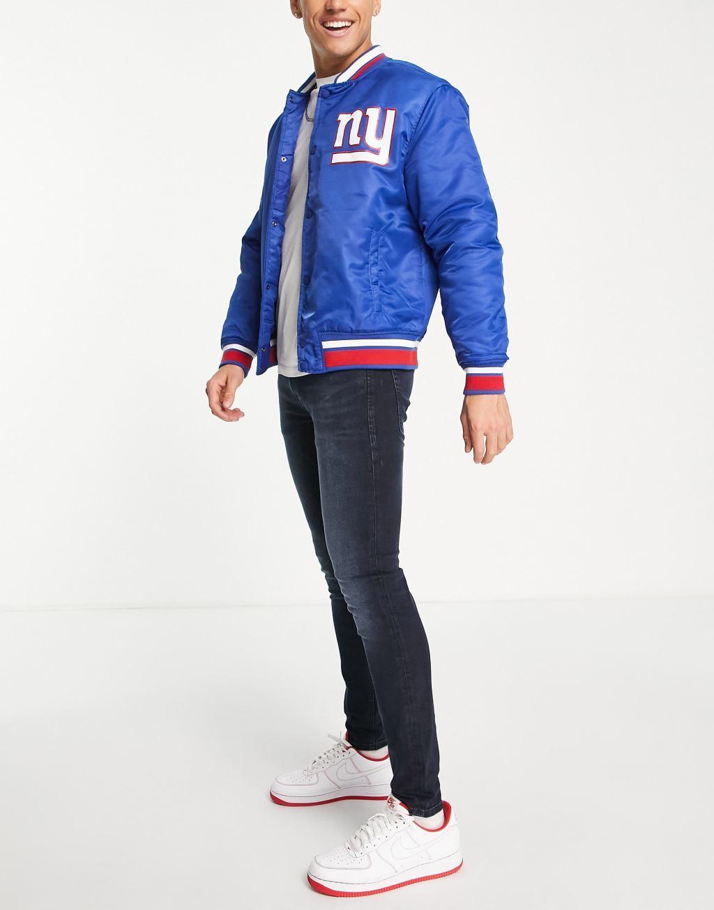 Jack & Jones Intelligence Liam skinny fit stretch jeans in blue black Product Image