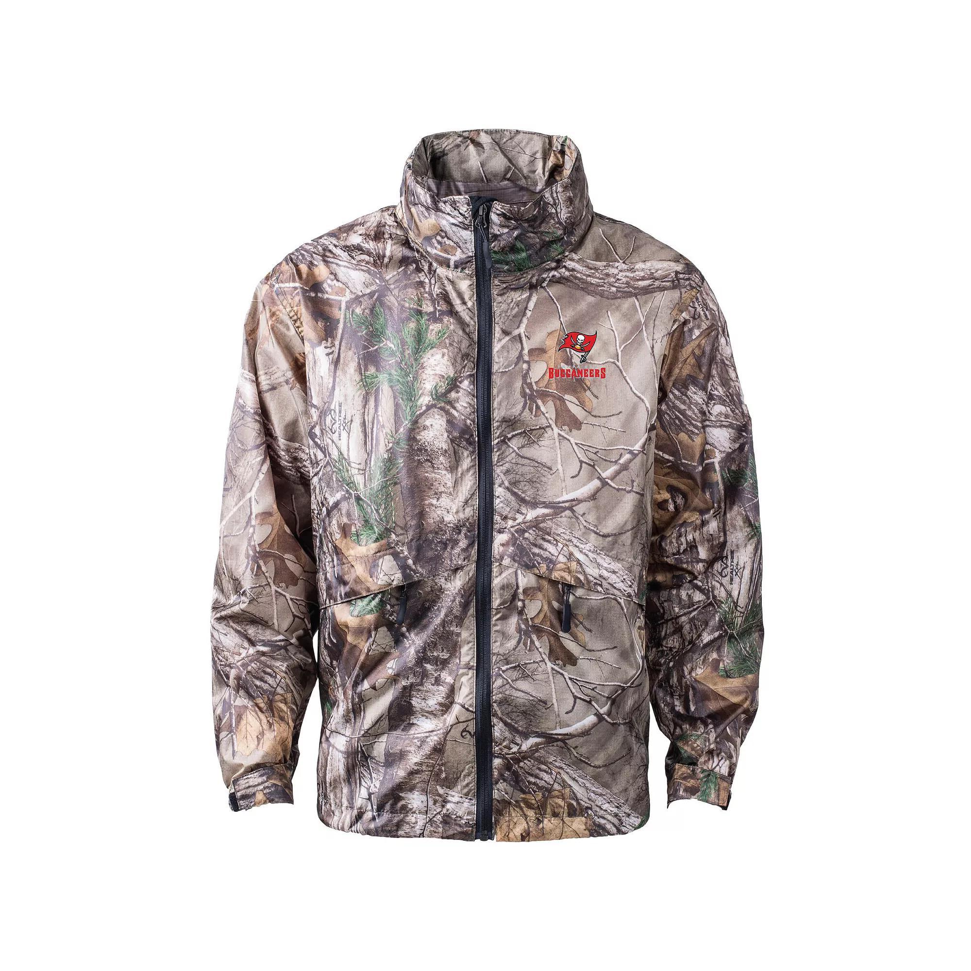 Men's Dunbrooke Realtree Camo Tampa Bay Buccaneers Circle Sportsman Waterproof Packable Full-Zip Jacket, Size: Small, Green Product Image