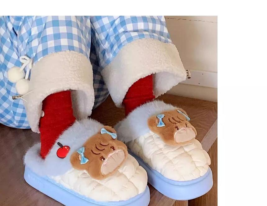 Cartoon Fluffy Slippers Product Image