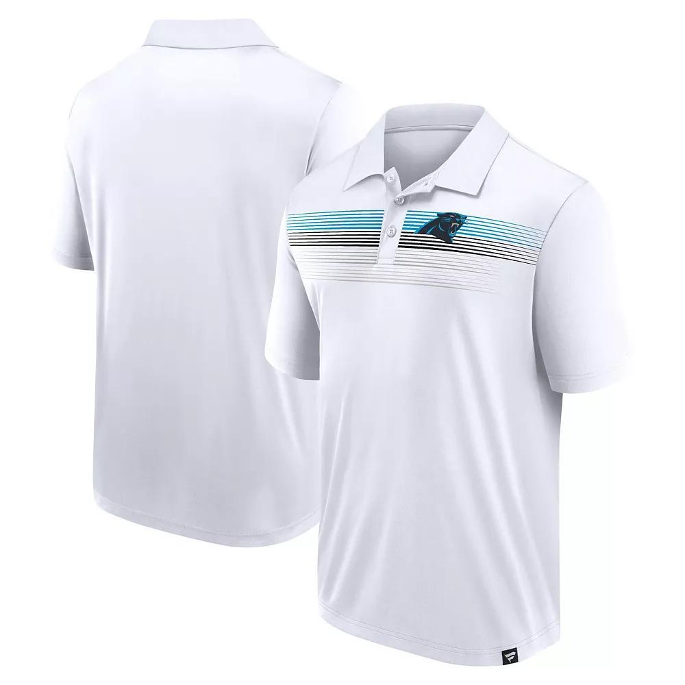 Men's Fanatics White Carolina Panthers Victory For Us Interlock Polo, Size: 5XL Product Image