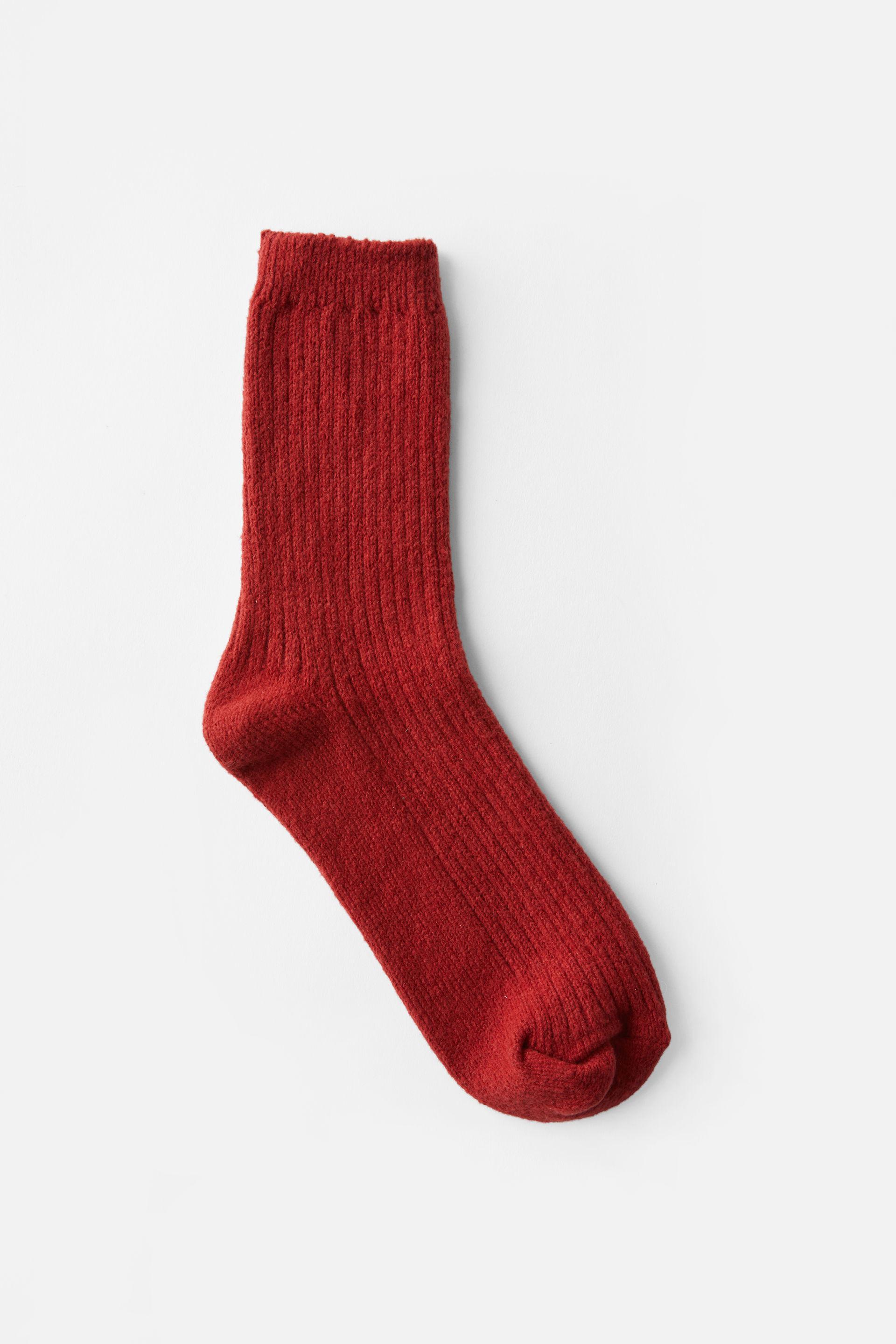 Classic Ribbed Cosy Crew Sock Product Image