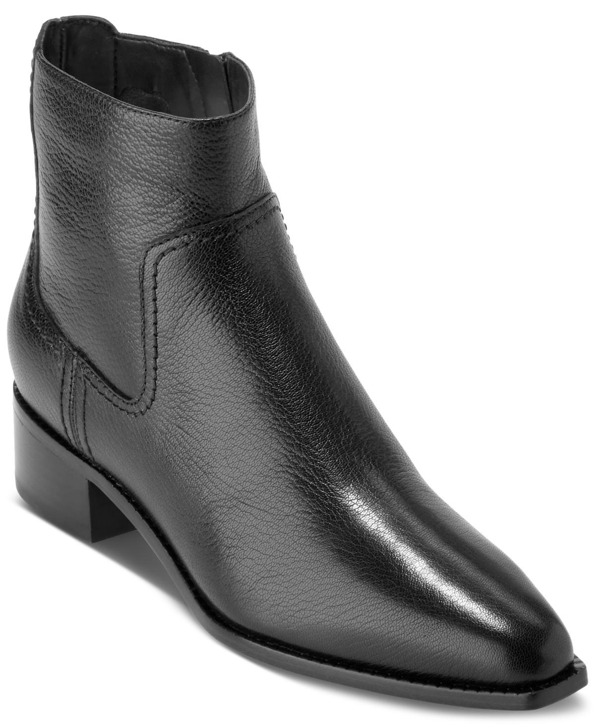 Cole Haan Womens Naia Pointed Toe Block Heel Booties Product Image