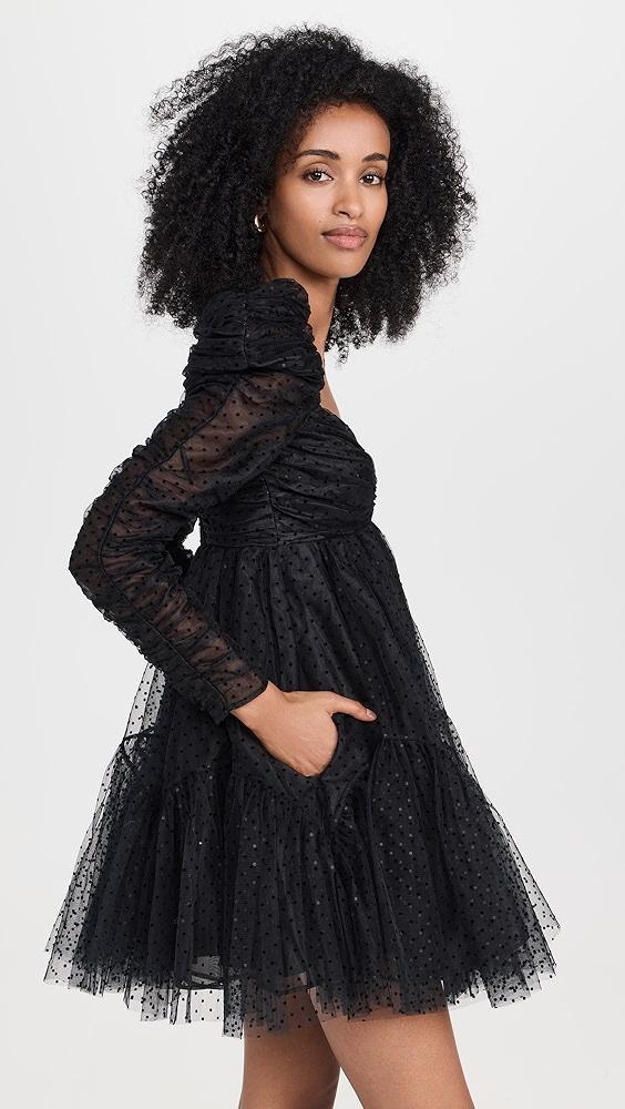 Zimmermann Tulle Ruched Mini Dress | Shopbop Product Image