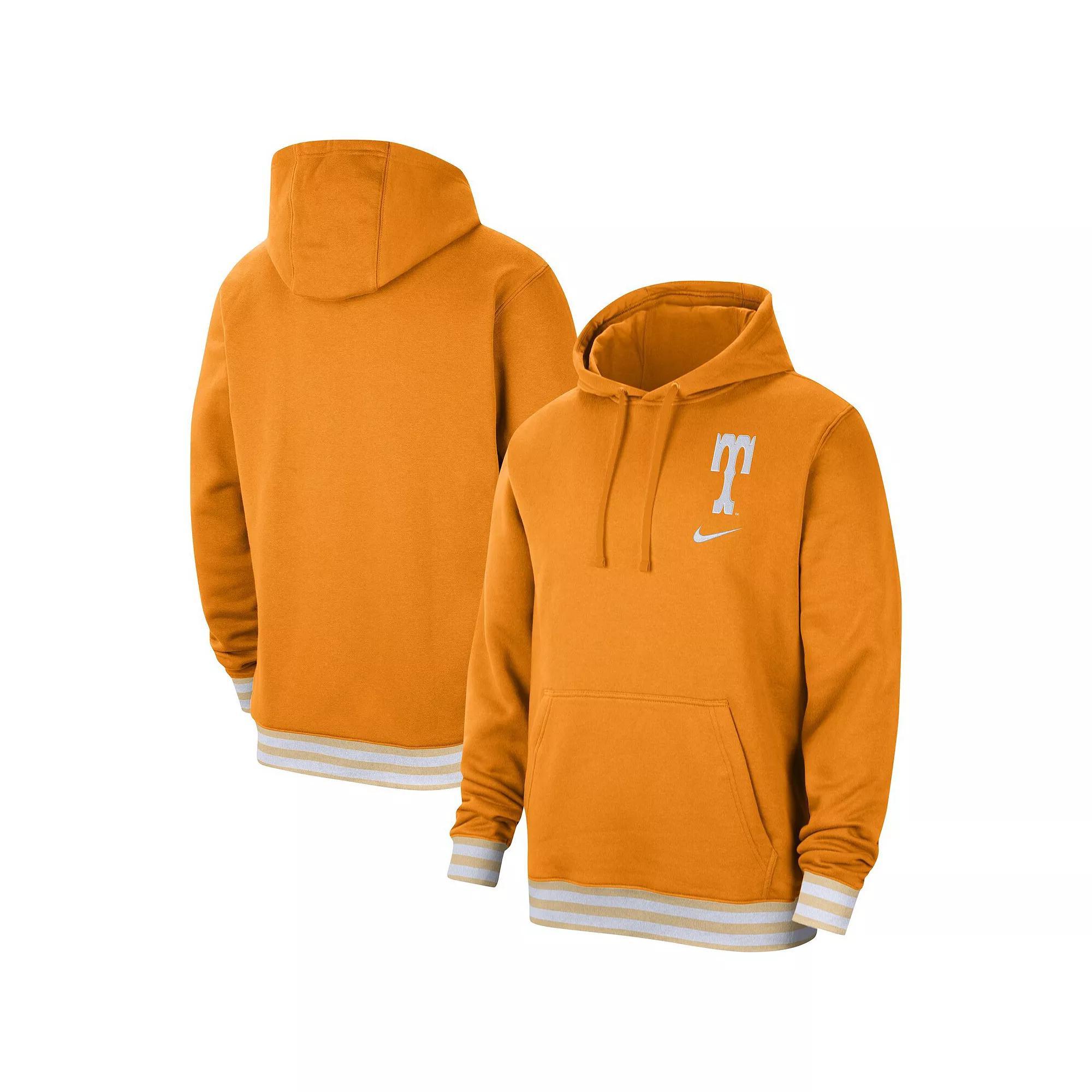 Men's Nike Tennessee Orange Tennessee Volunteers Campus Retro Fleece Pullover Hoodie, Size: Medium Product Image