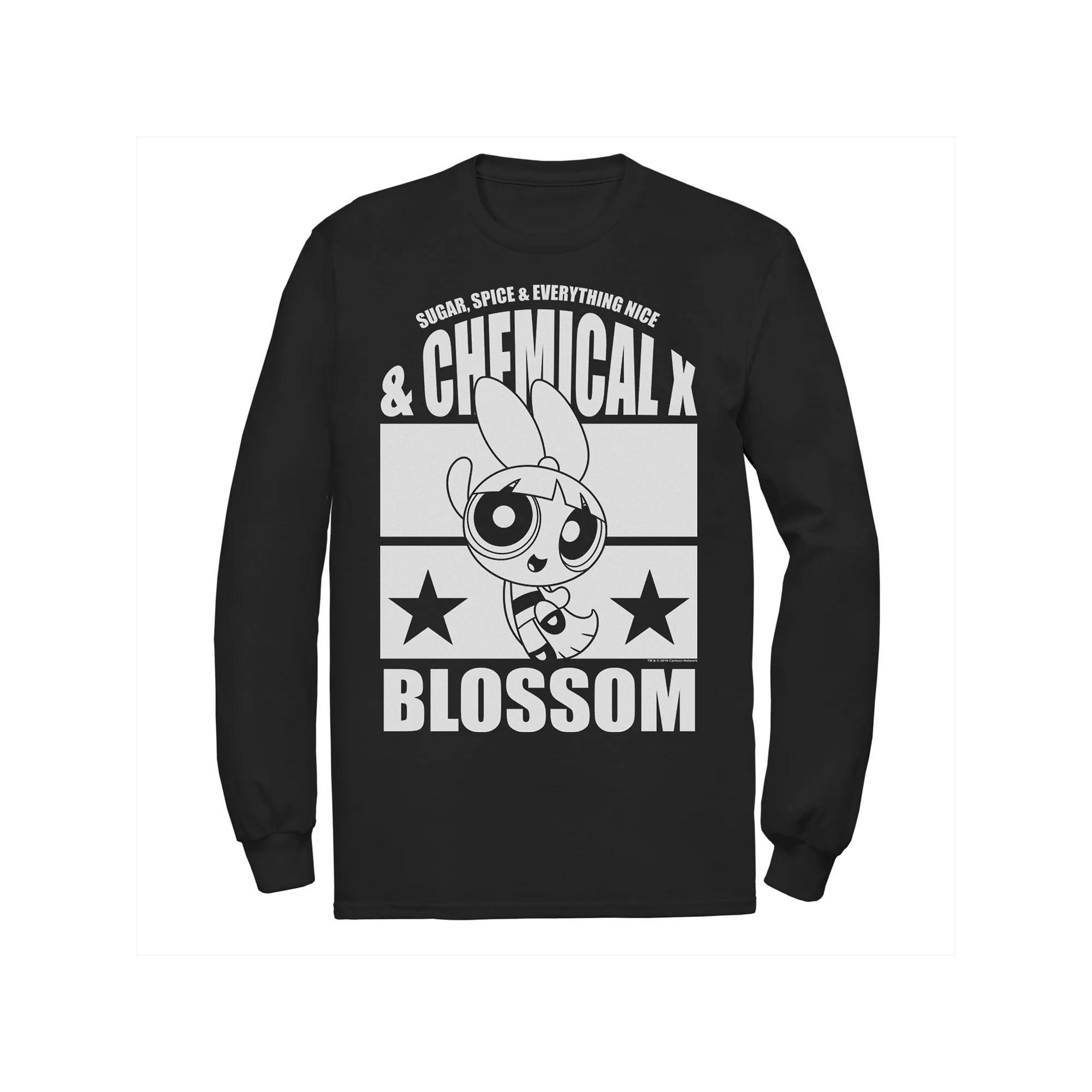 Men's Cartoon Network Powerpuff Girls Blossom Chemical X Tee, Size: Large, Black Product Image
