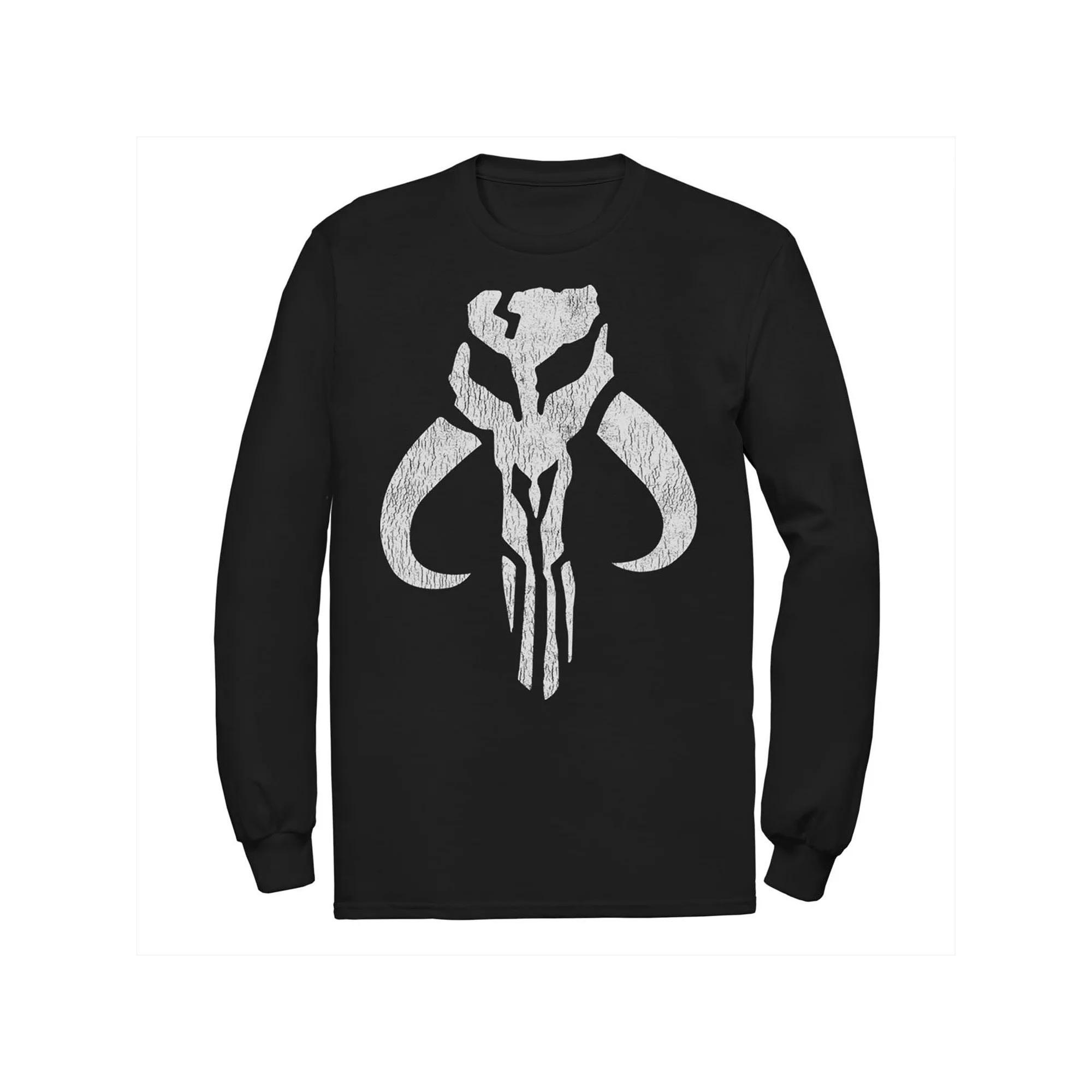 Men's Star Wars Mando Symbol Tee, Size: Small, Black Product Image