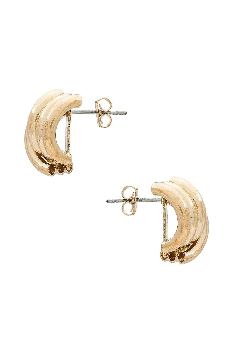 X Revolve Knot Earrings SHASHI Product Image