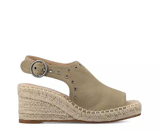 Journee Collection Womens Crisie Wedge Sandal Product Image