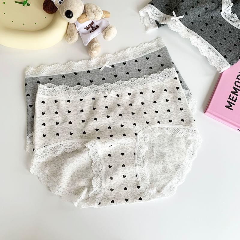 Heart Pattern Panty Product Image