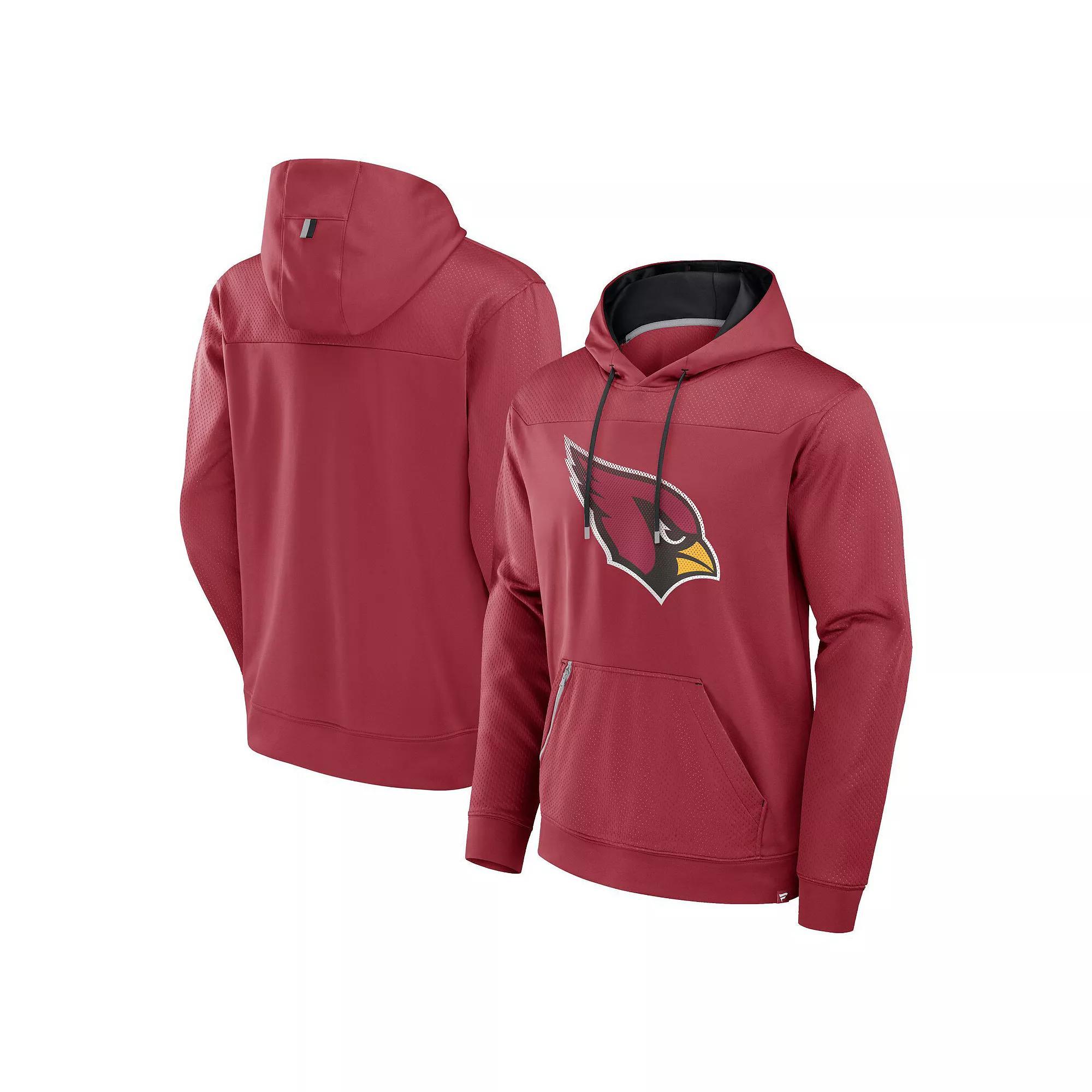 Men's Fanatics Cardinal Arizona Cardinals Defender Pullover Hoodie,  Product Image