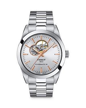 Tissot Gentleman Powermatic 80 Automatic Silver Stainless Steel Bracelet Watch Product Image