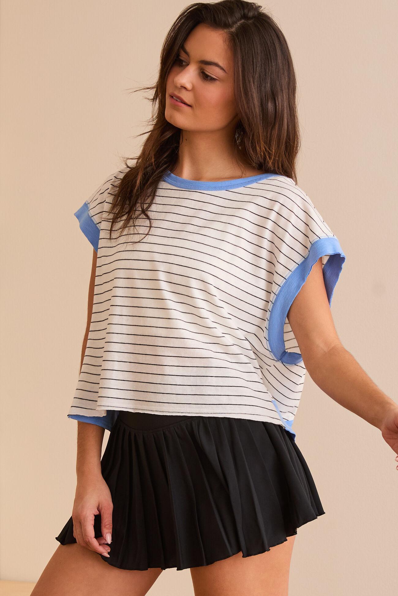 Vista Stripe Tee Product Image