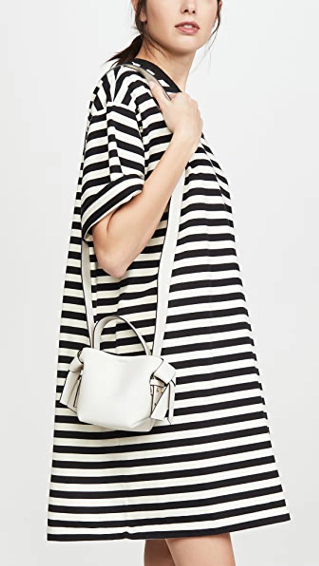 ACNE STUDIOS Musubi Micro Bag White/black Product Image