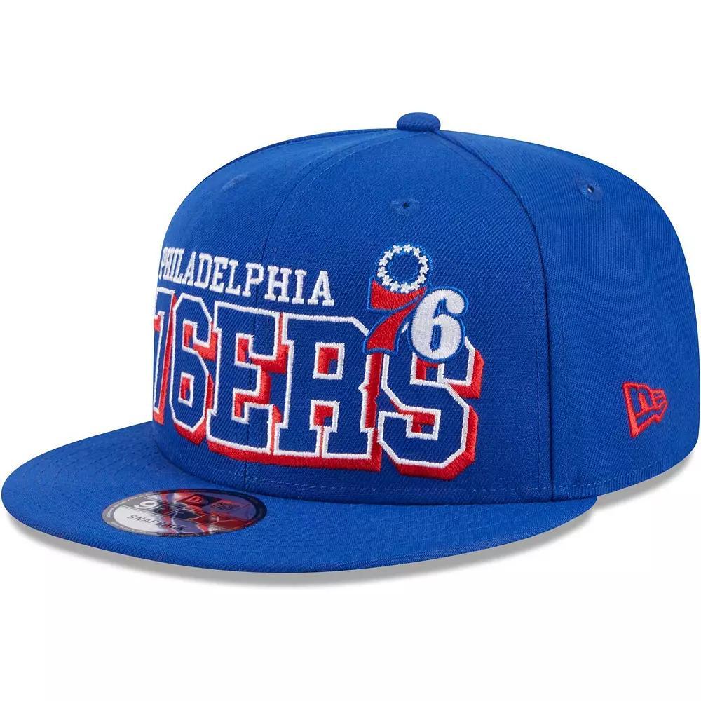 Men's New Era Royal Philadelphia 76ers Gameday 9FIFTY Snapback Hat, 76r Blue Product Image