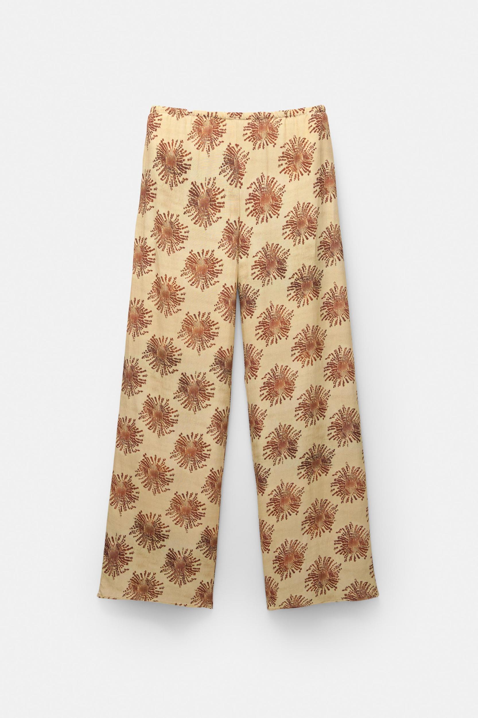 Printed flowing pants Product Image