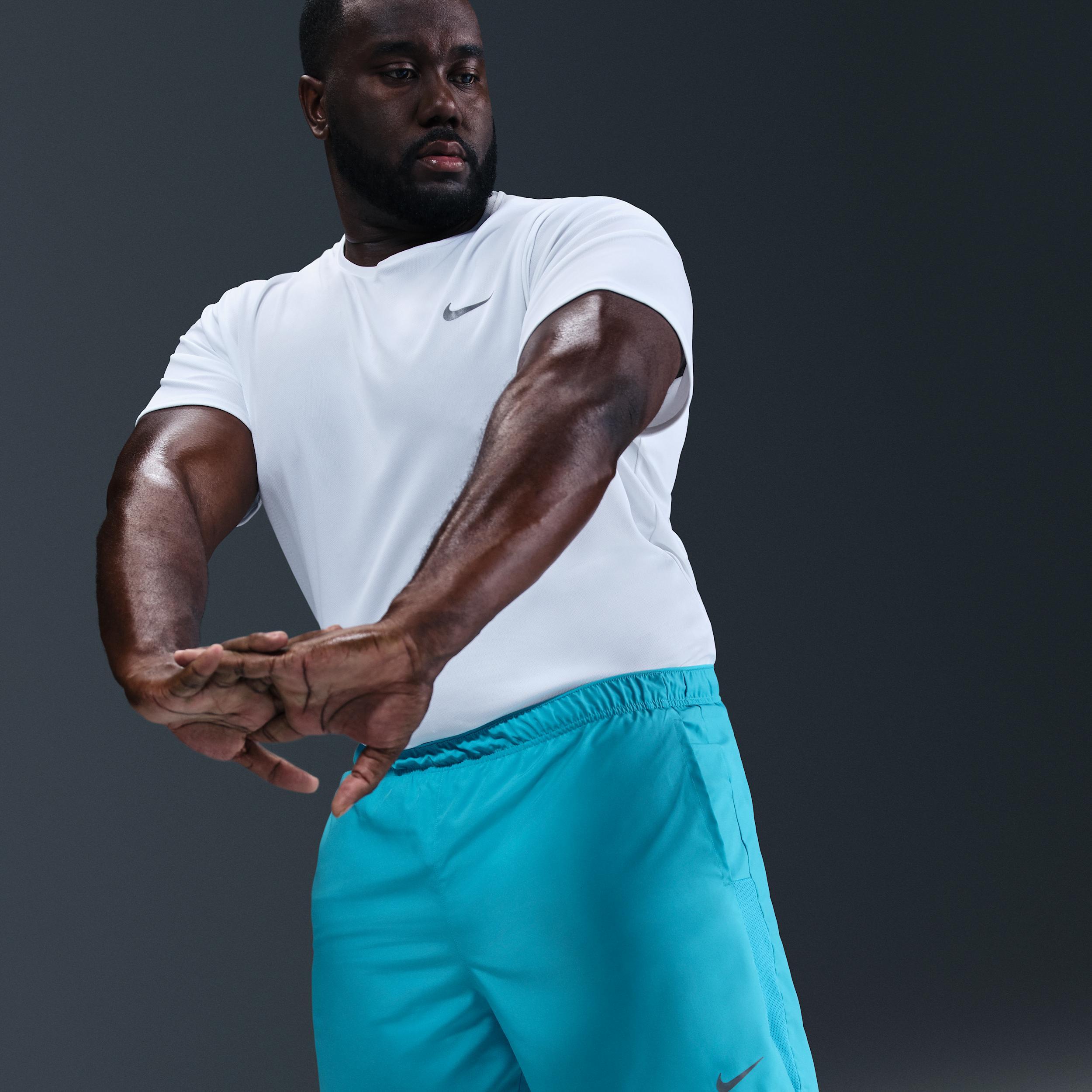 Nike Mens Challenger Dri-FIT 7 Brief-Lined Running Shorts | DV9359-345 Product Image