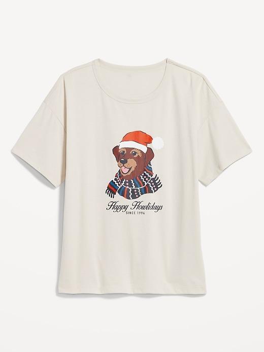 Matching Holiday-Graphic T-Shirt for Women Product Image