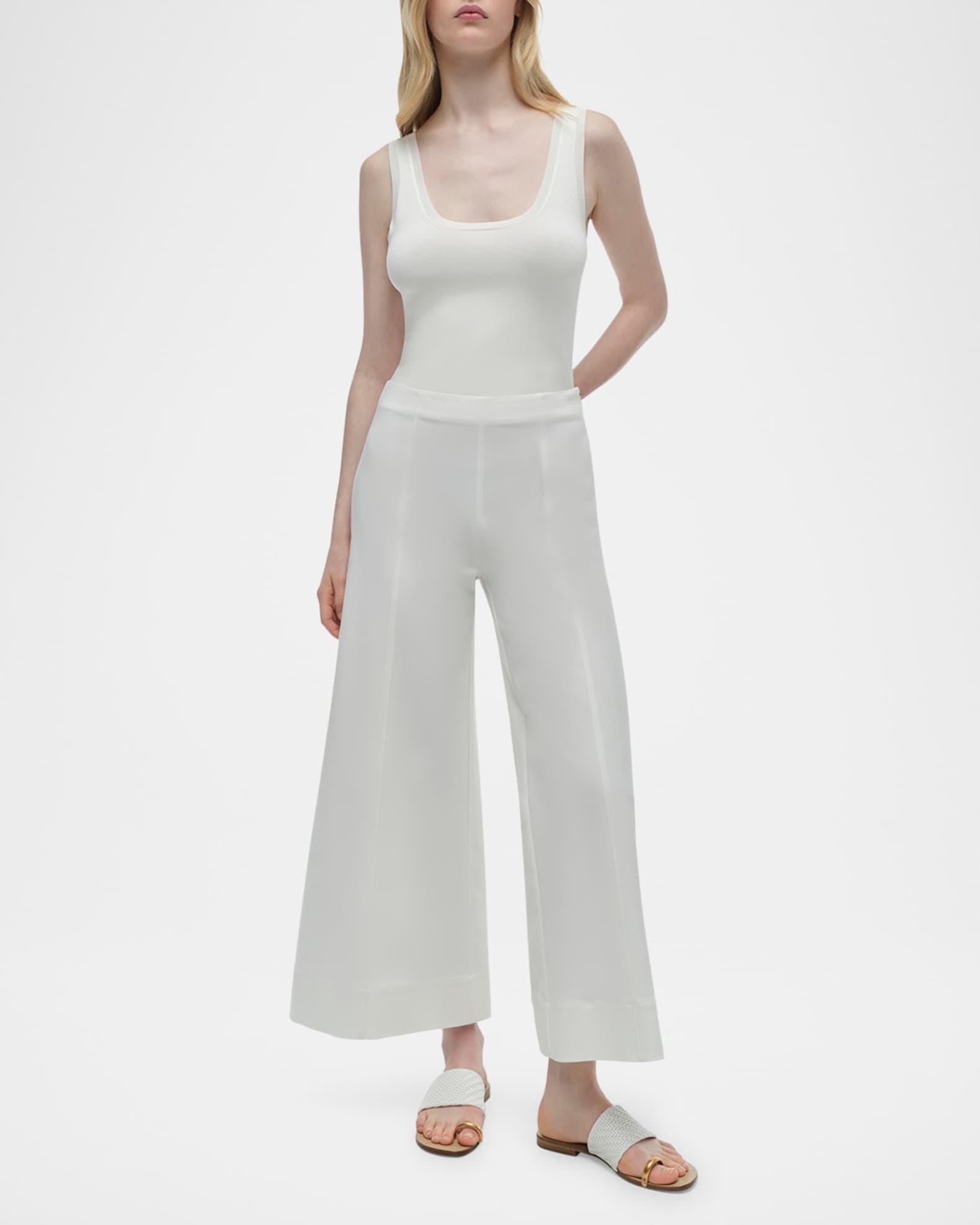 Kallin Cropped Wide-Leg Pants Product Image