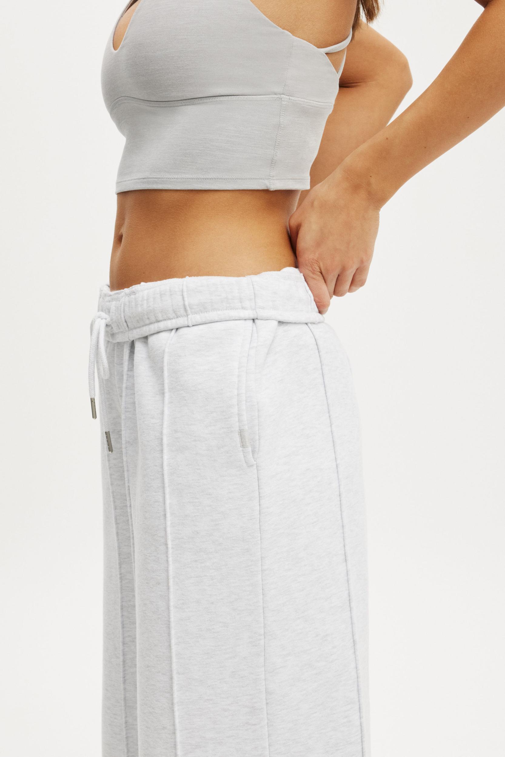 Plush Wide Leg Pintuck Trackpant Product Image