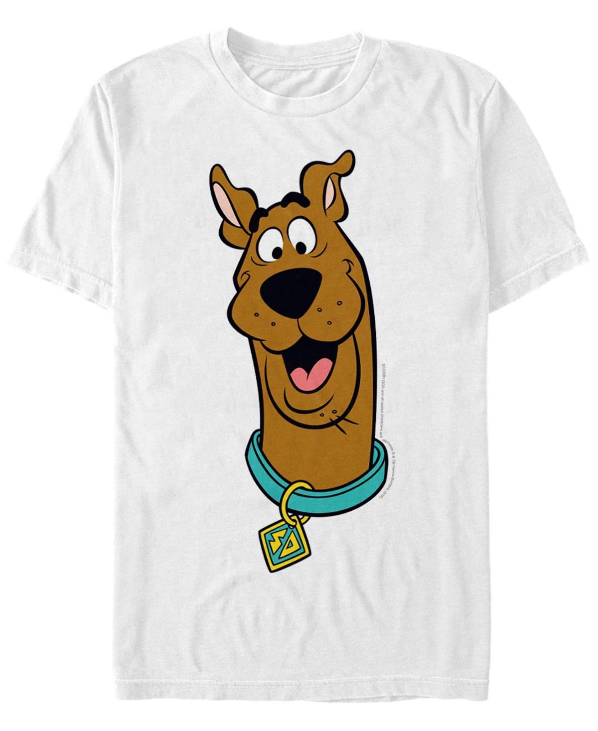 Men's Scooby Doo Big Face Graphic Tee, Size: Large, White Product Image