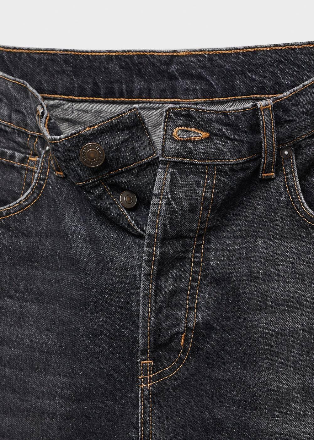 MANGO MAN - Relaxed fit dark wash jeans open greyMen Product Image