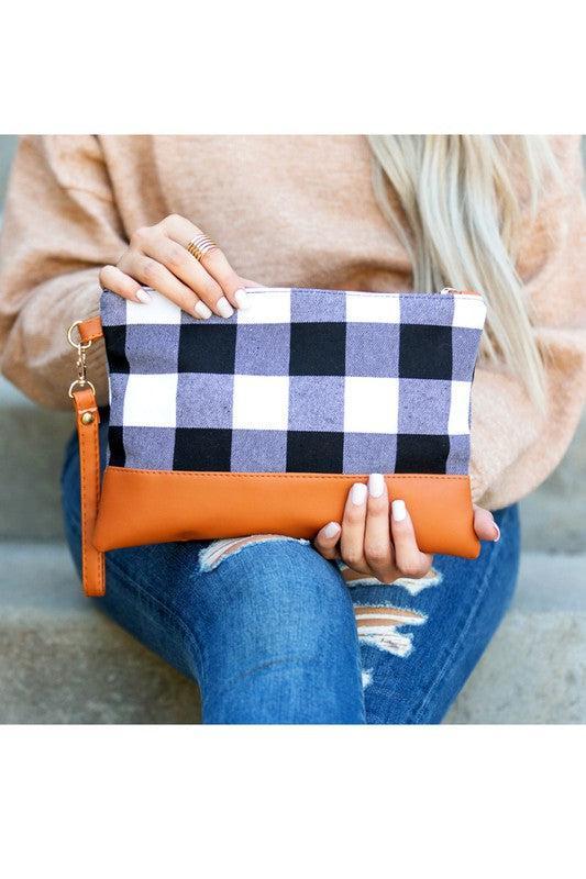 Buffalo Plaid Clutch Product Image