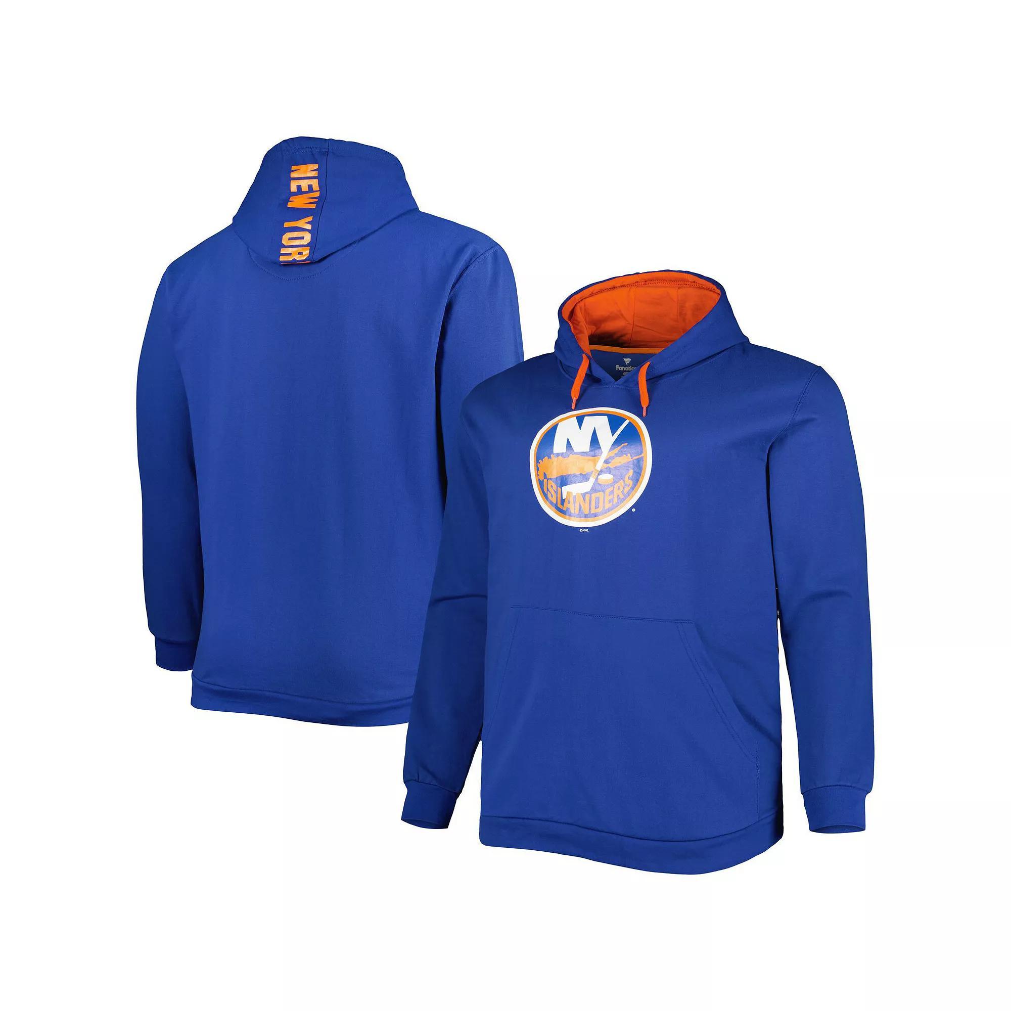 Men's Royal New York Islanders Big & Tall Fleece Pullover Hoodie,  Product Image