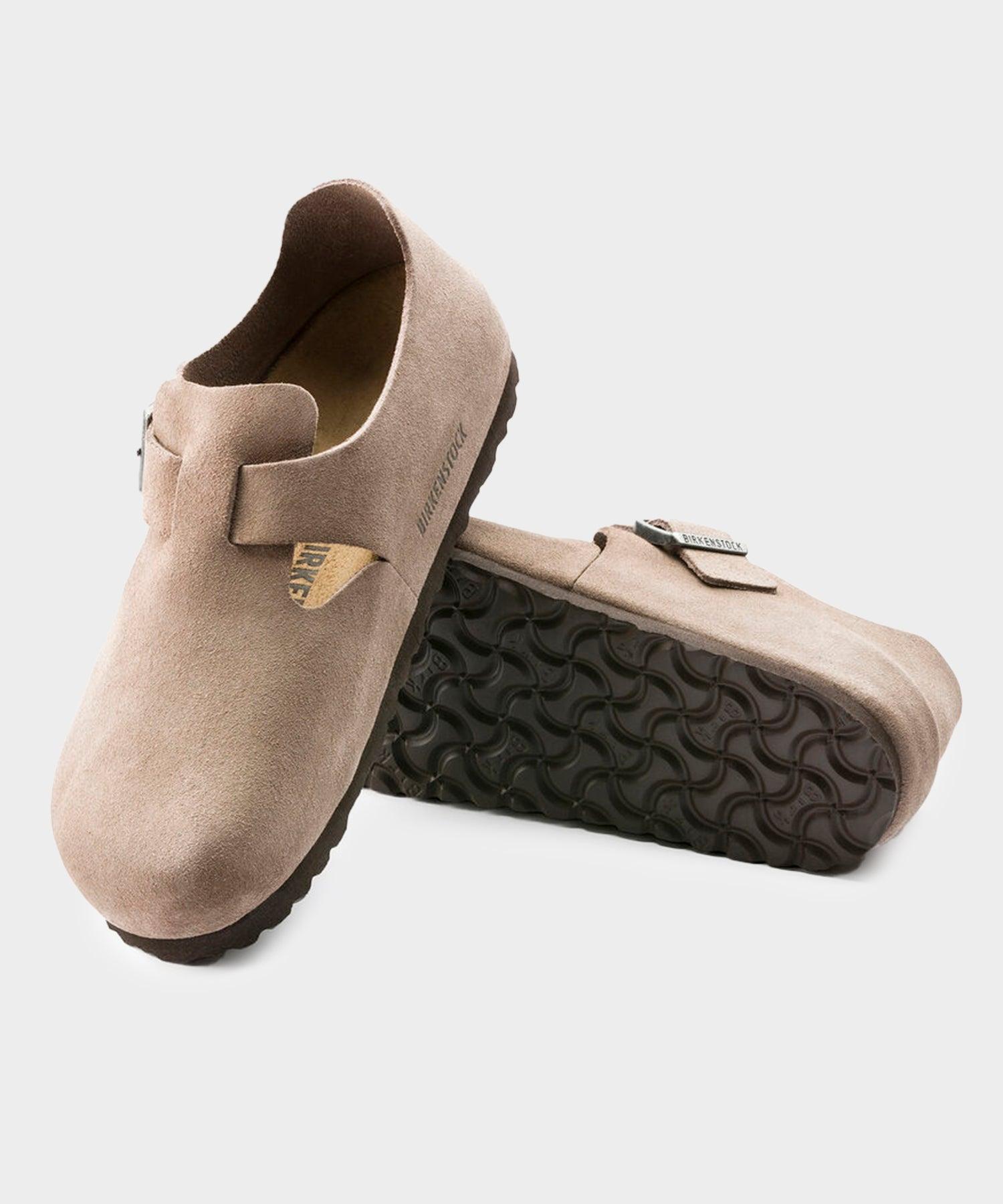 Birkenstock London in Taupe Suede Product Image