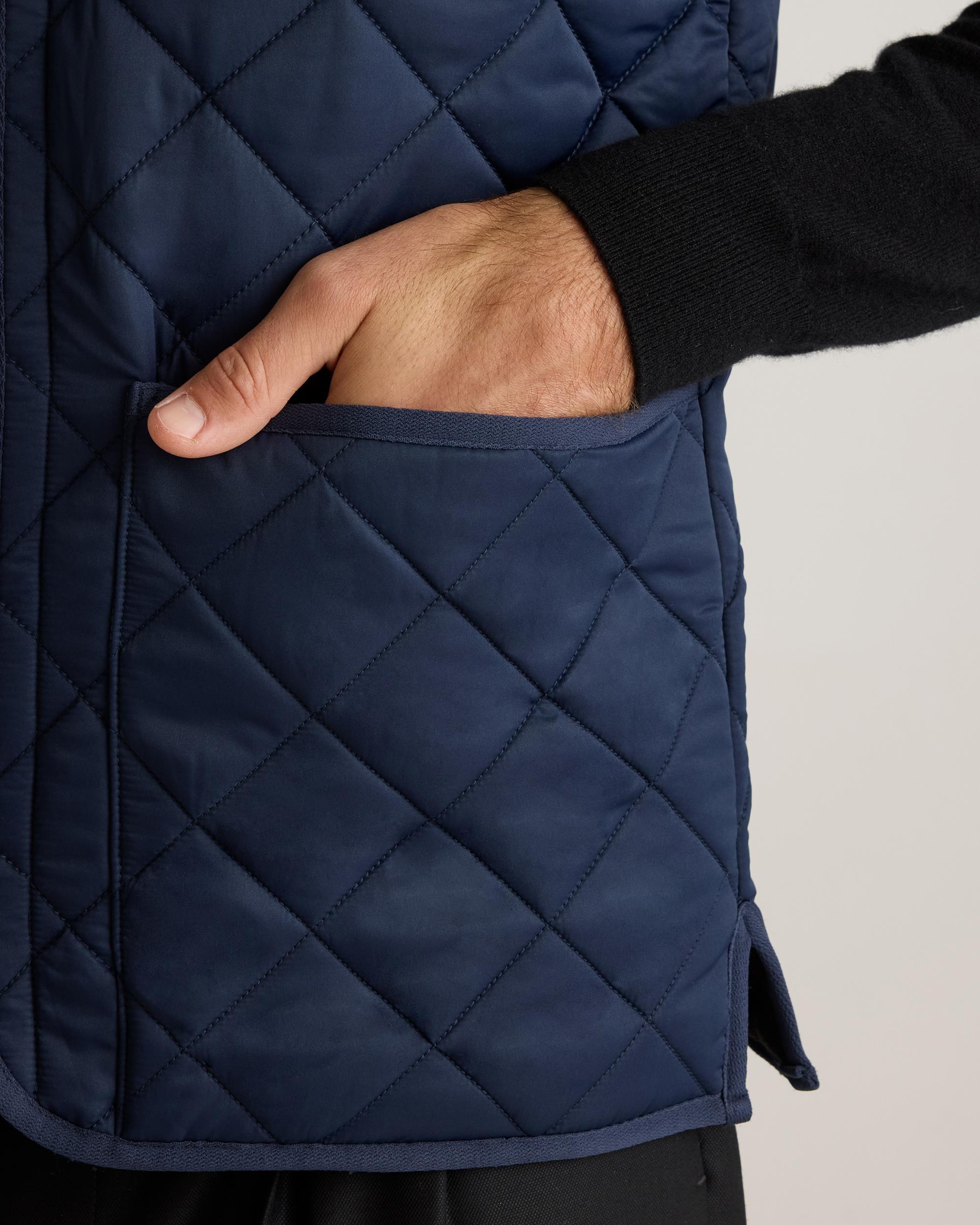 Quince | Men's Featherless Quilted Fleece-Lined Liner Vest Nylon Product Image