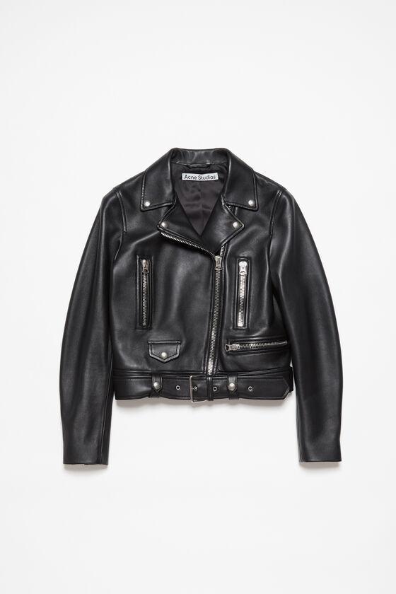 Leather biker jacket Product Image