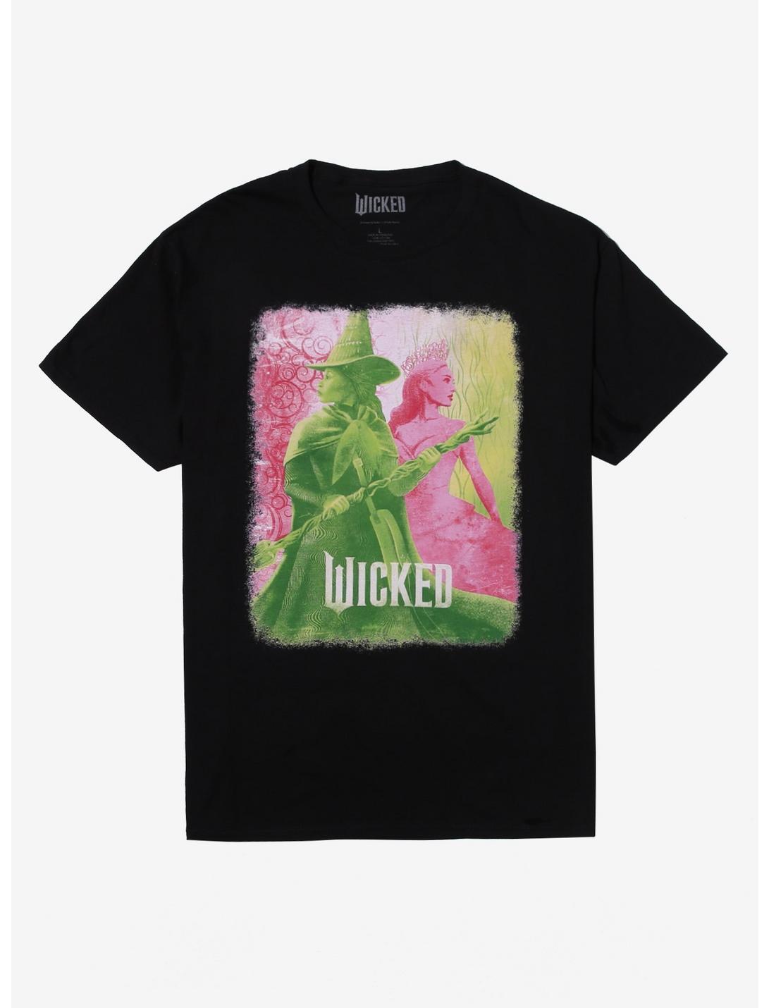 Wicked Elphaba & Glinda Poster T-Shirt Product Image