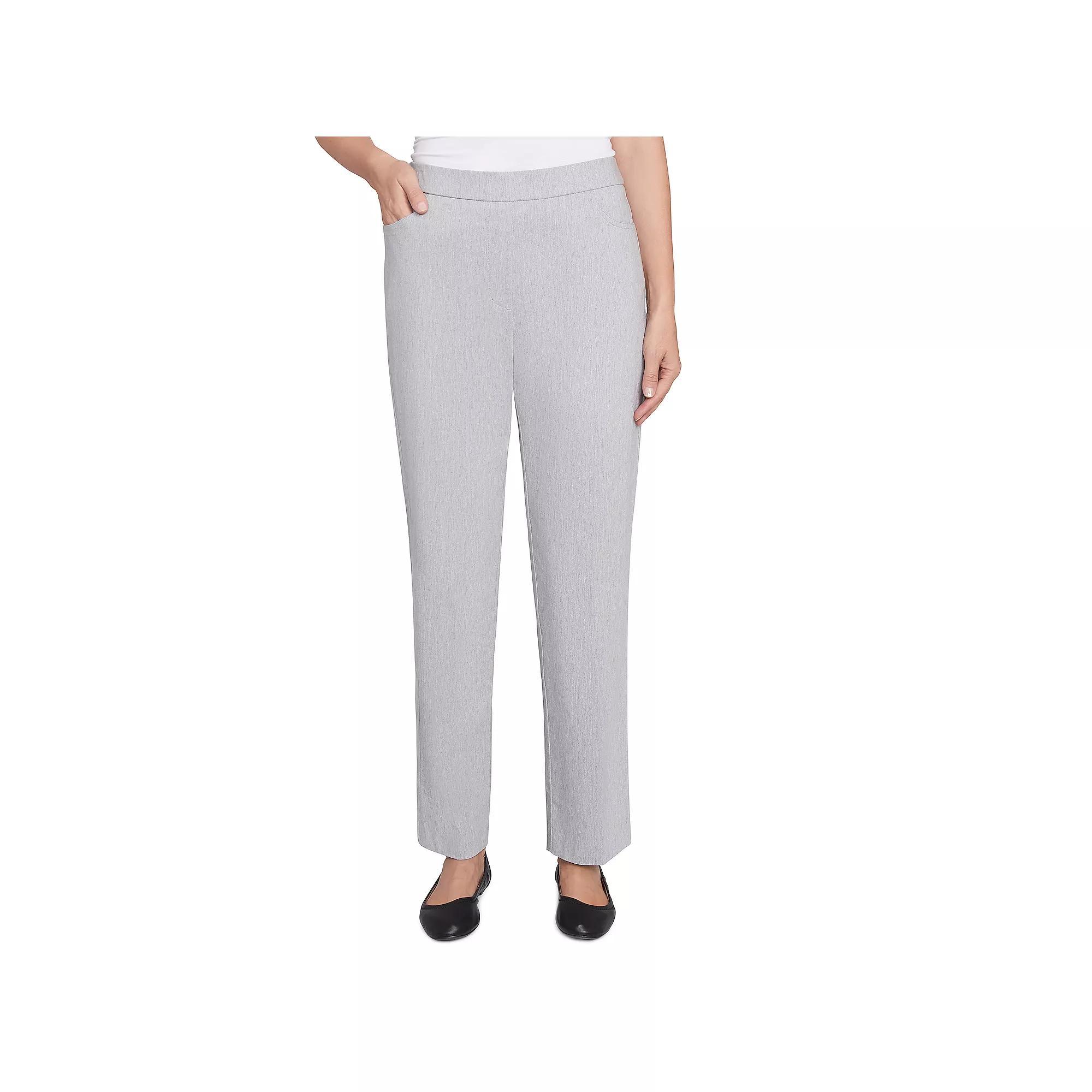 Women's Alfred Dunner Comfort Allure Pearl Short Length Pants,  Product Image