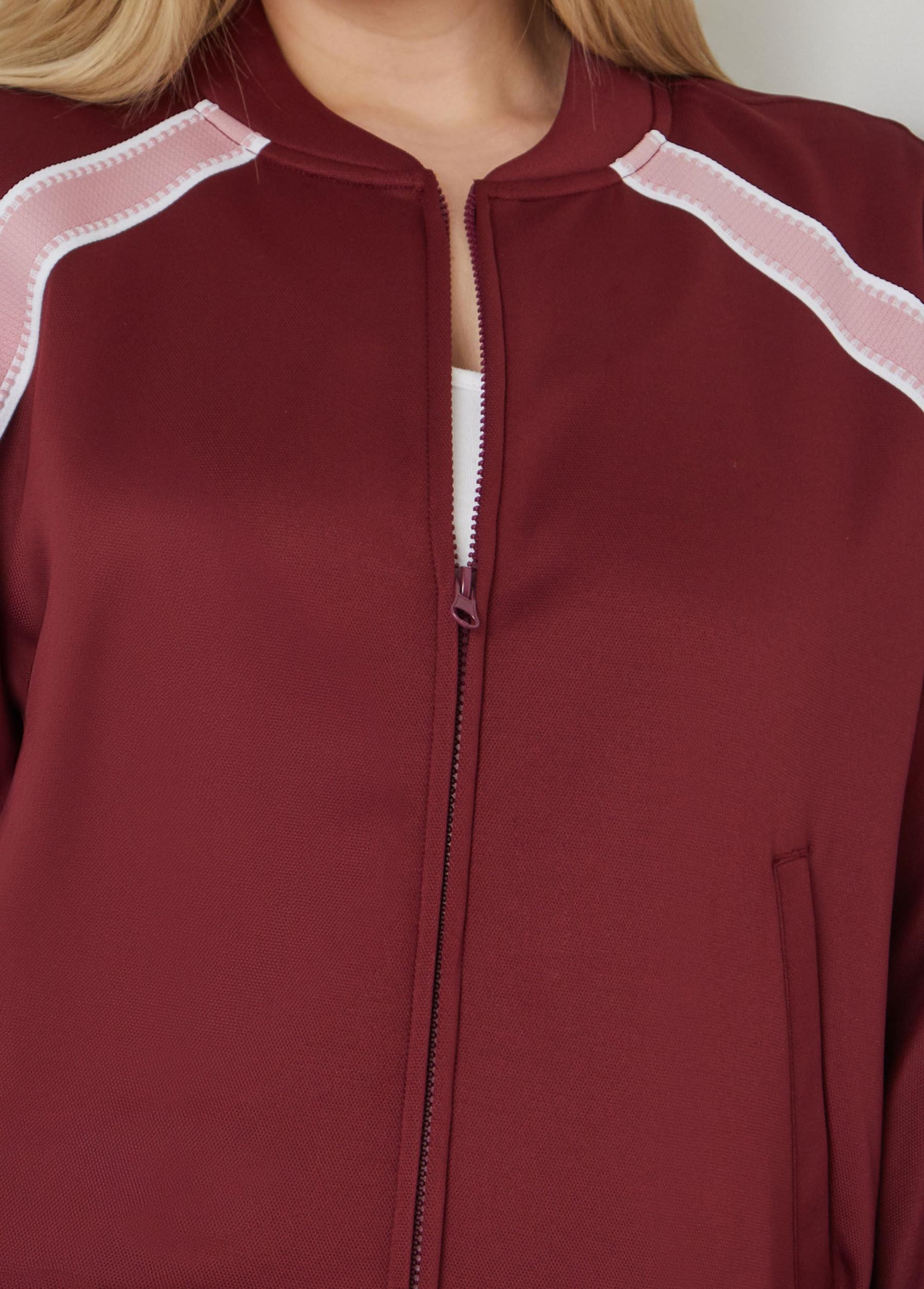 Embroidered Pique Track Jacket Product Image