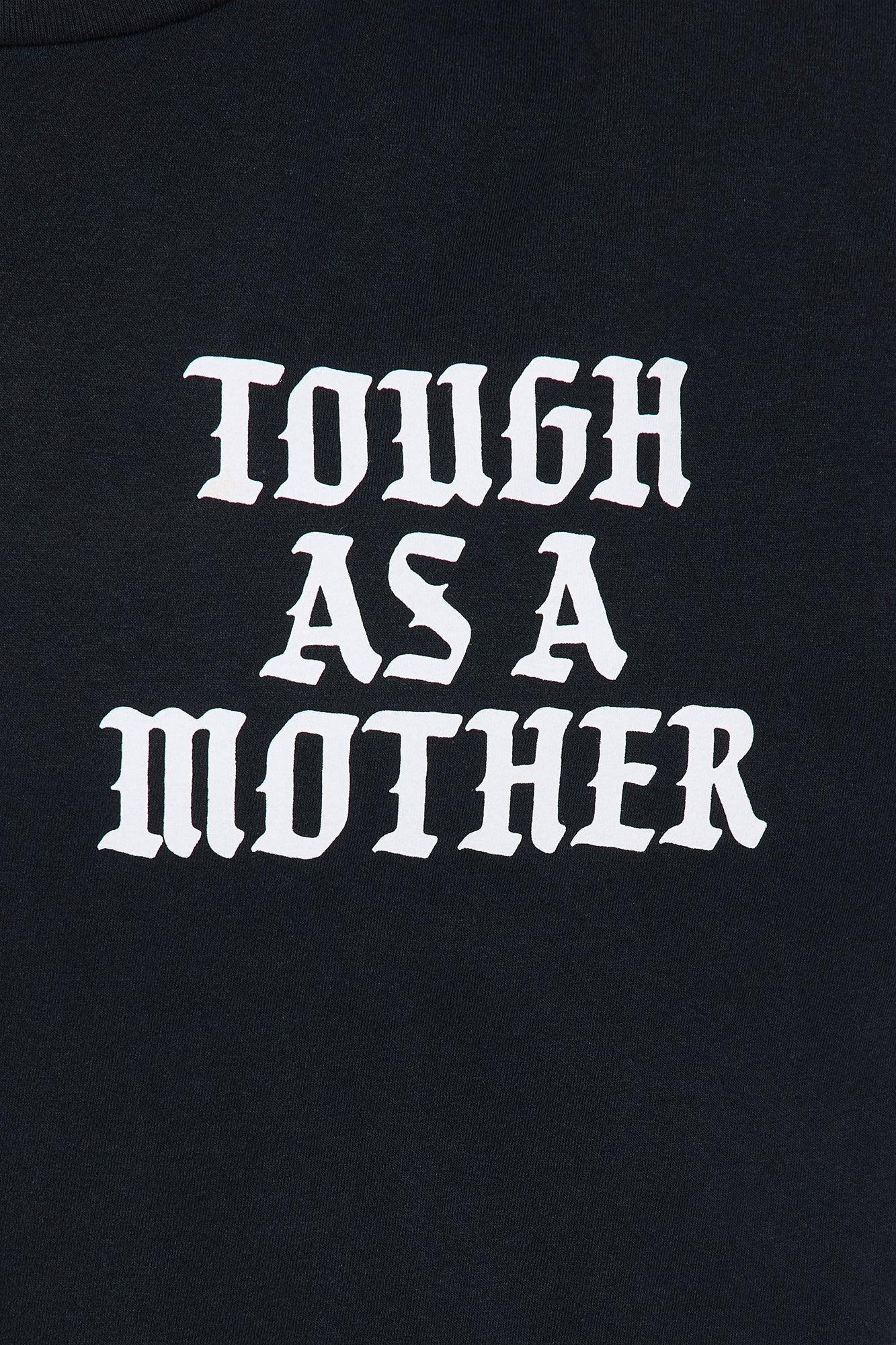 Tough As A Mother Oversized Tee - Black Product Image