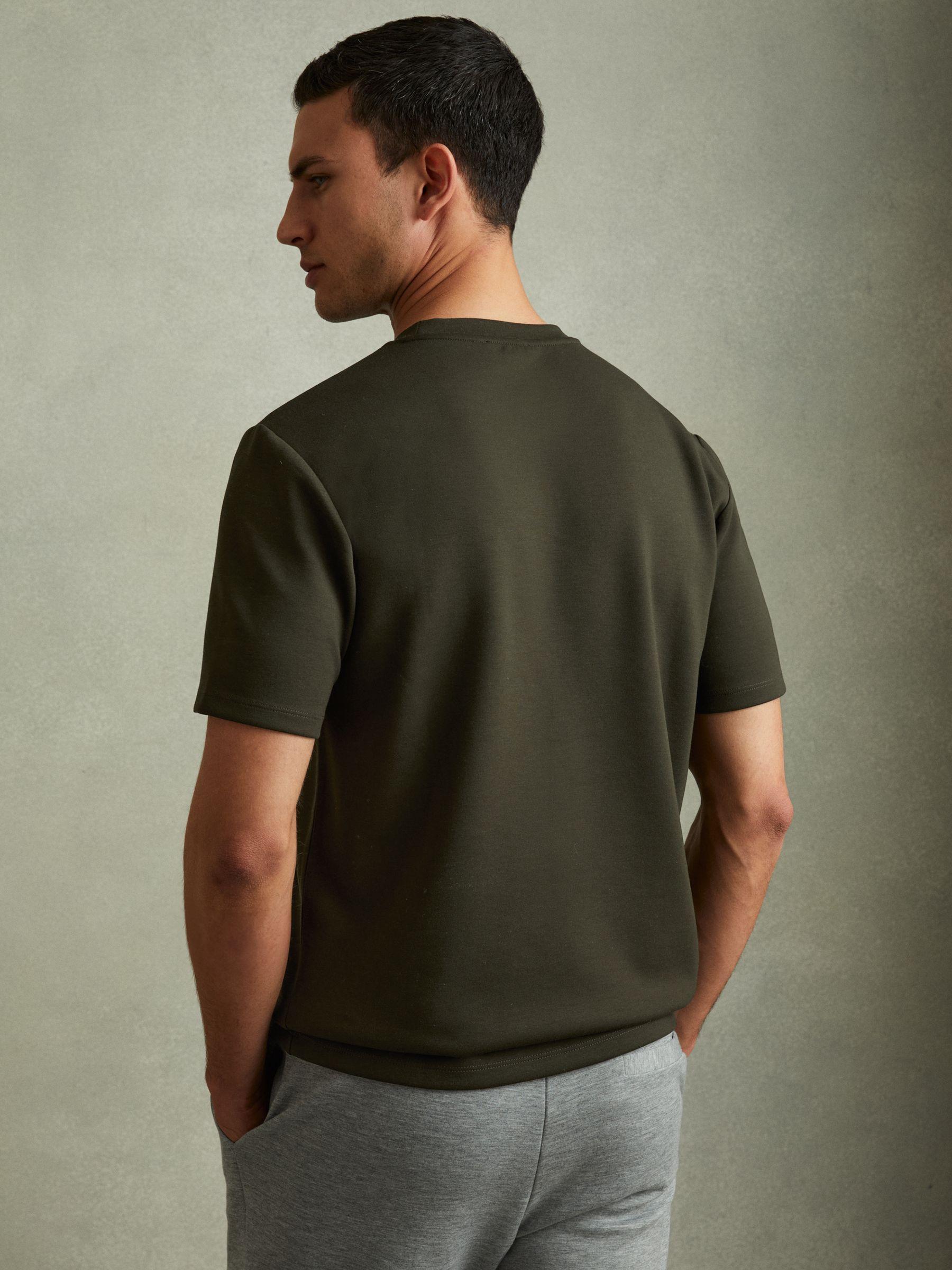 Interlock Jersey Crew Neck T-Shirt in Deep Forest Product Image