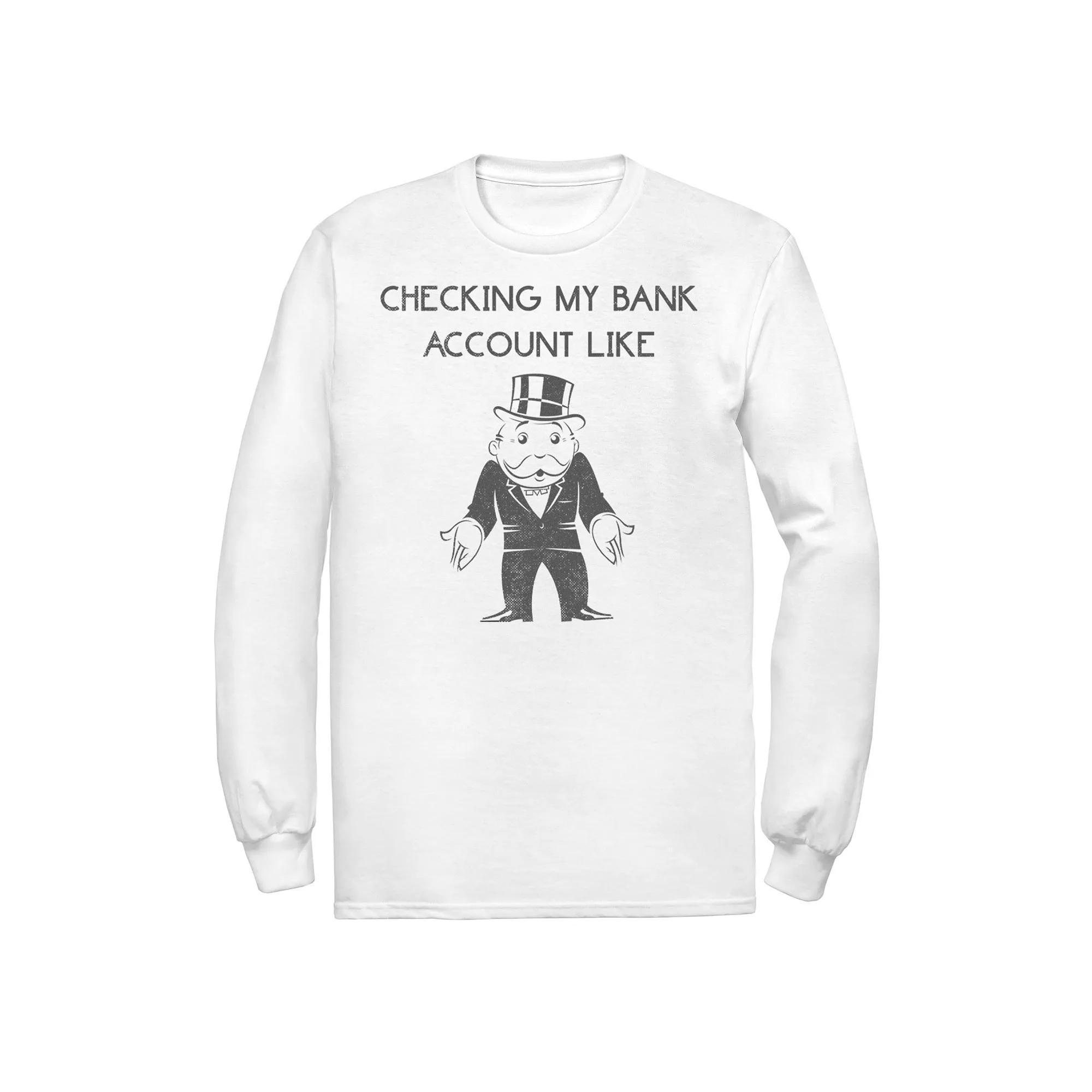 Men's Monopoly Checking My Bank Account Like Tee,  Product Image